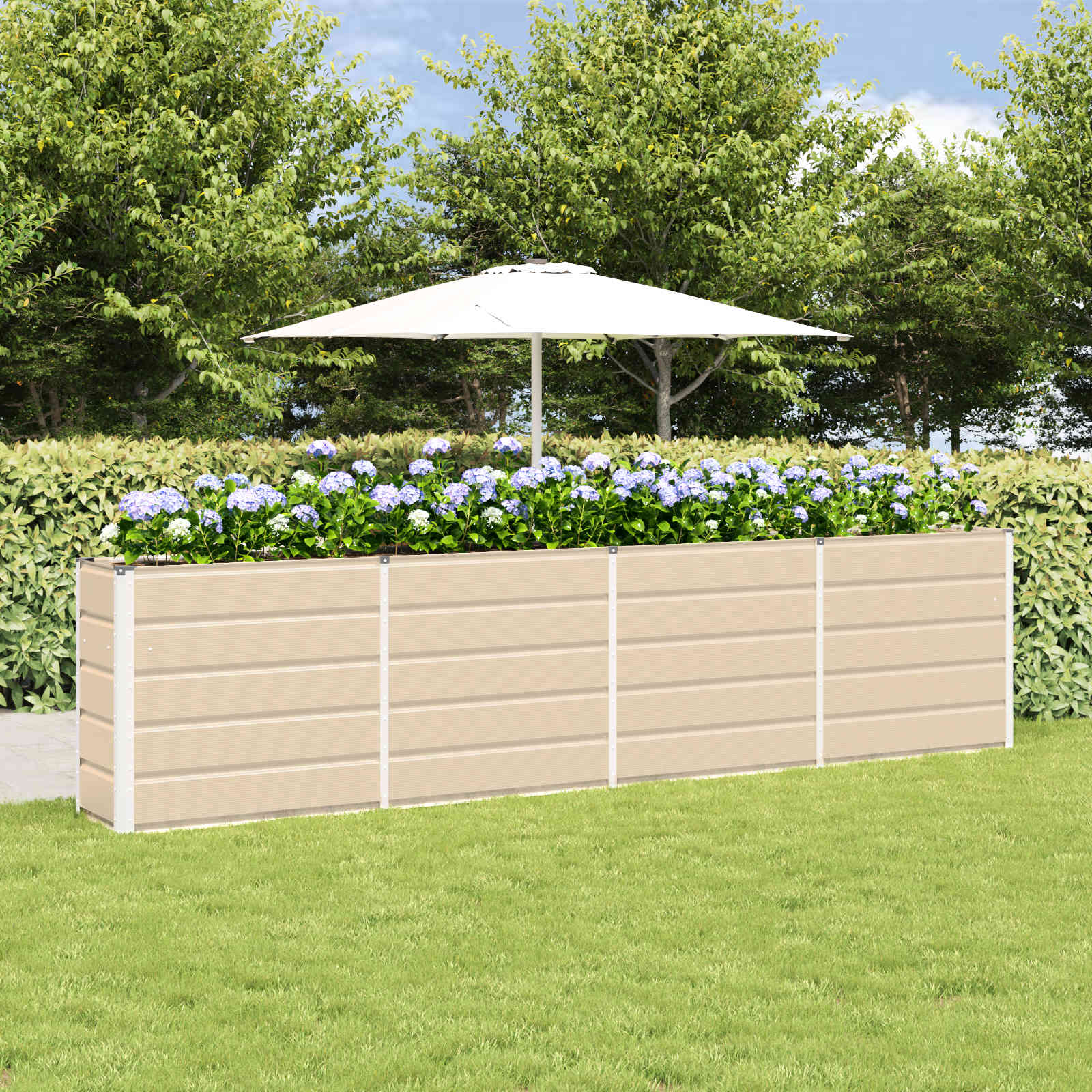 Plantenbak Ivoor 320 x 40 x 75 cm Staal
