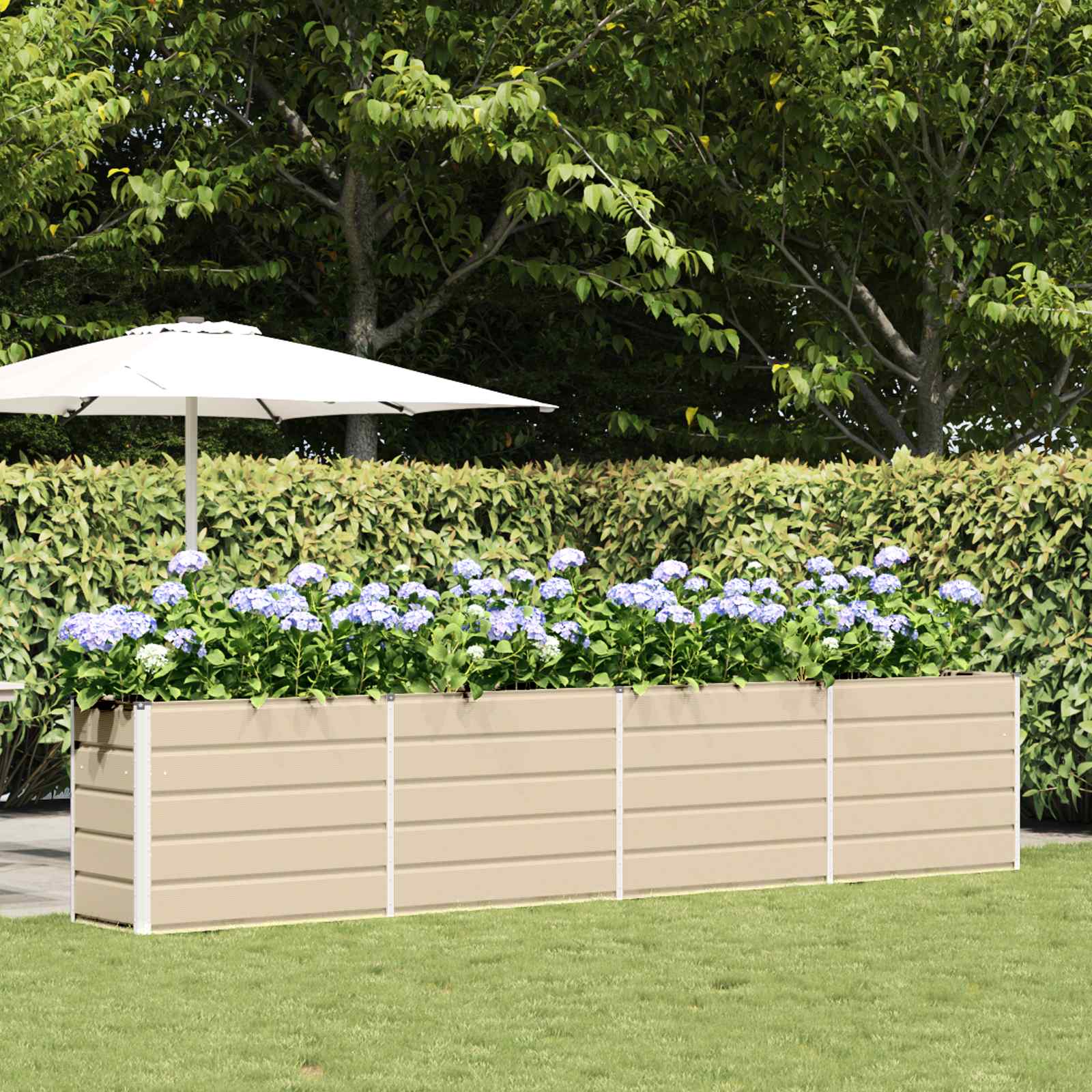 Plantenbak Ivoor 385 x 50 x 75 cm Gegalvaniseerd staal