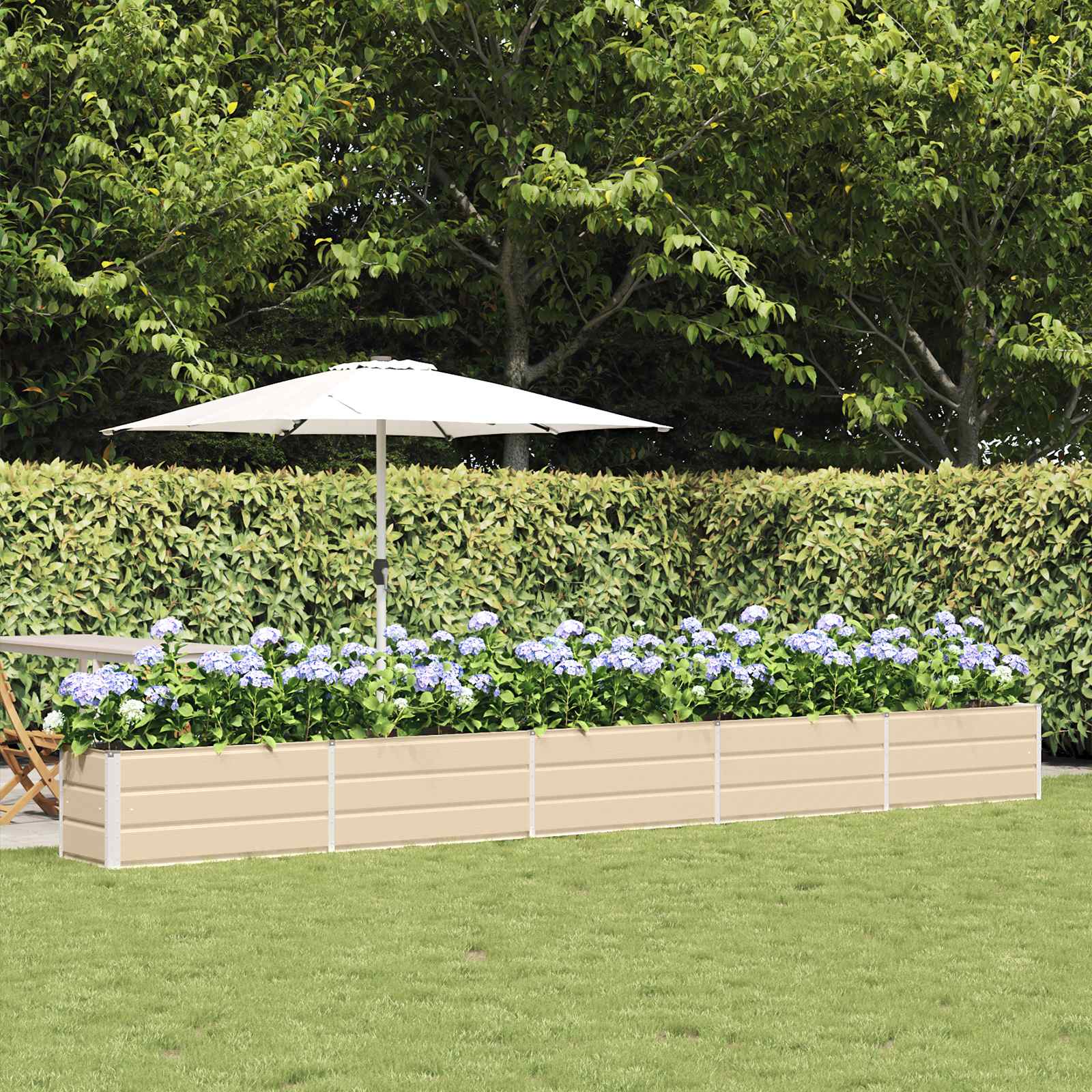 Plantenbak Ivoor 480 x 50 x 45 cm Gegalvaniseerd staal
