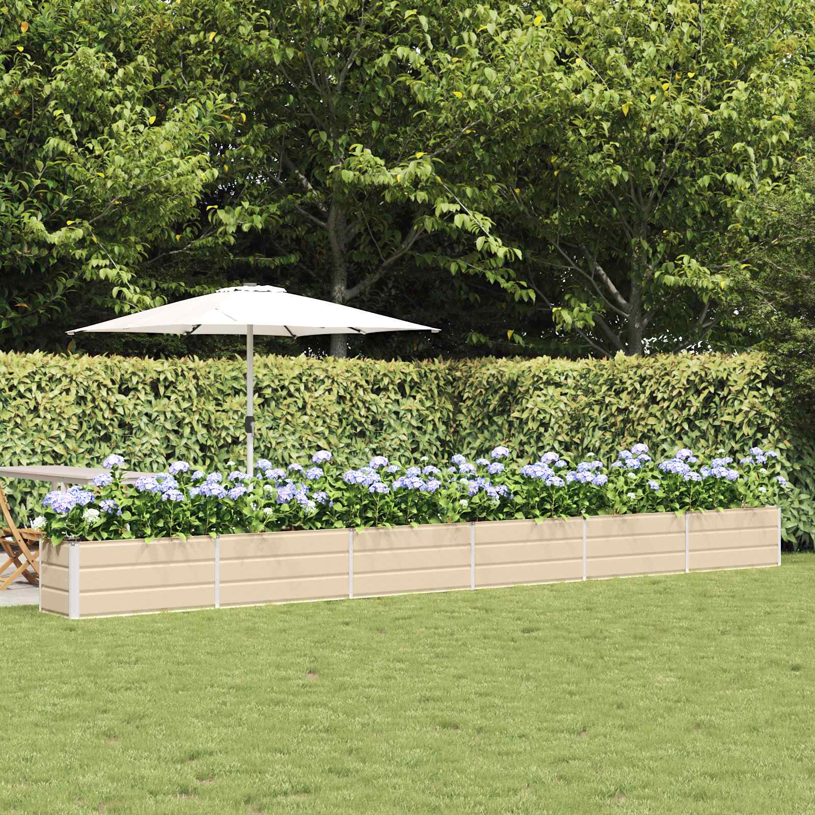 Plantenbak Ivoor 580 x 50 x 45 cm Gegalvaniseerd staal