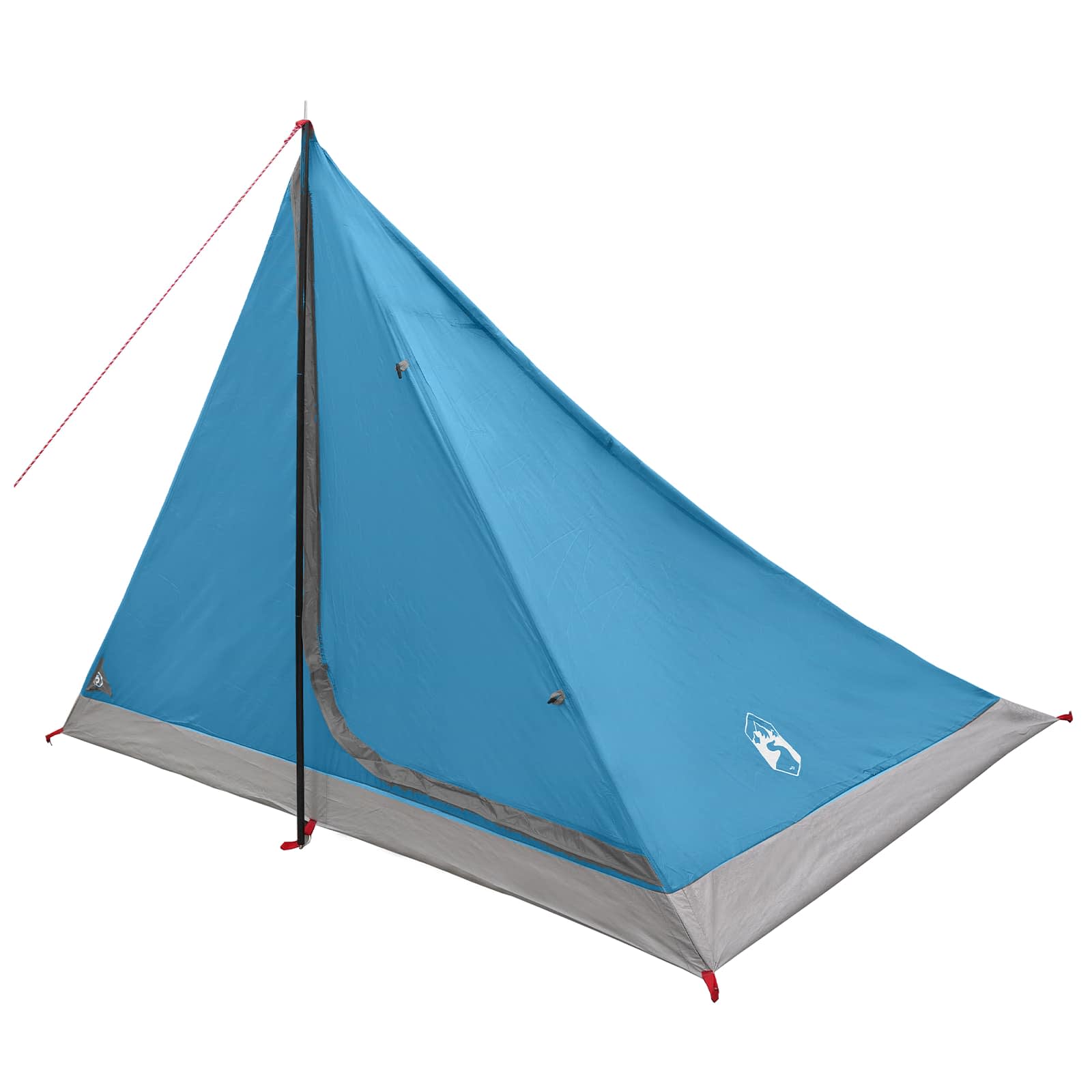 Backpacking Tent Blauw 4-persoons 185T Polyester met PU Coating – afbeelding 4