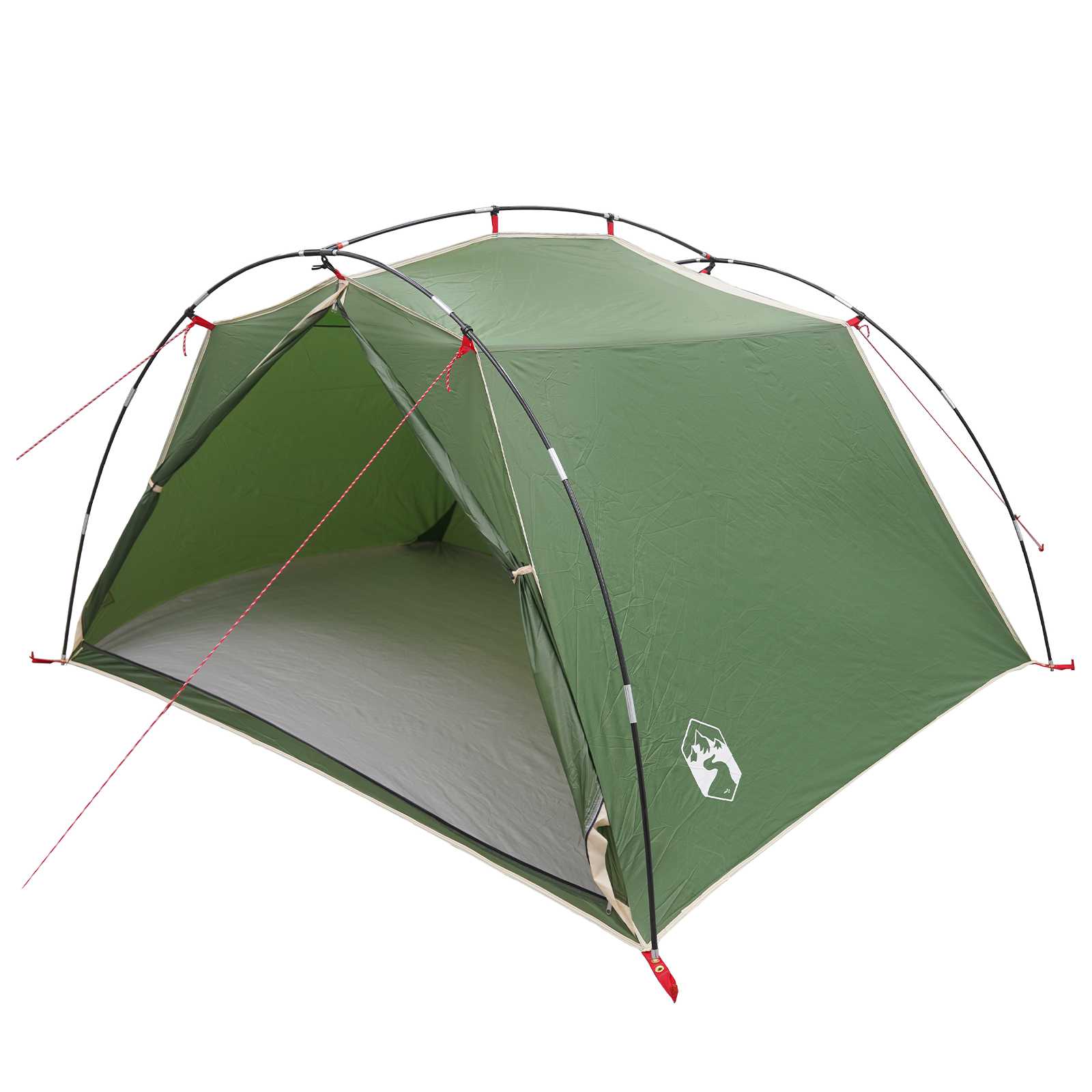 Tunneltent Groen 4-persoons 185T Polyester met PU Coating – afbeelding 2