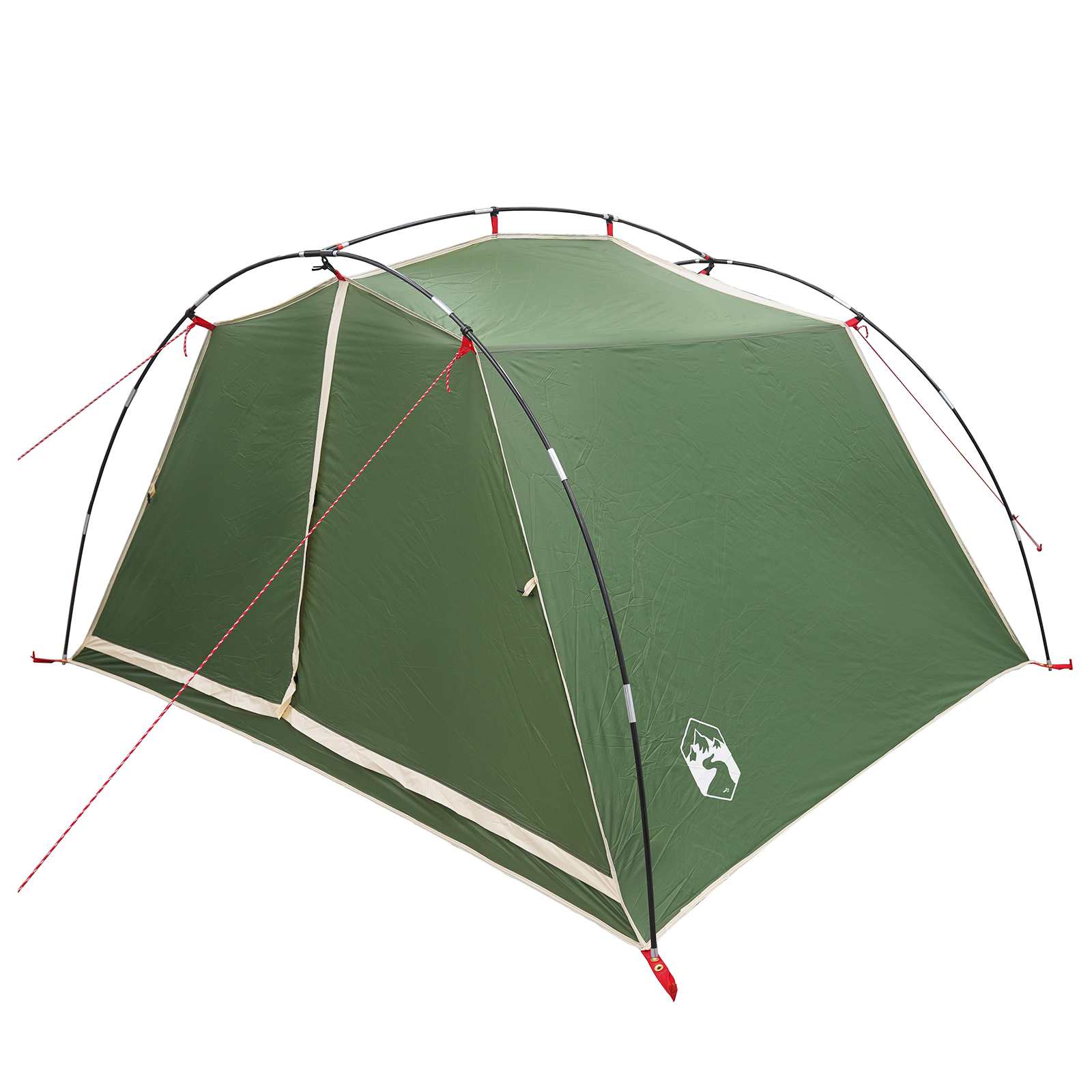 Tunneltent Groen 4-persoons 185T Polyester met PU Coating – afbeelding 3