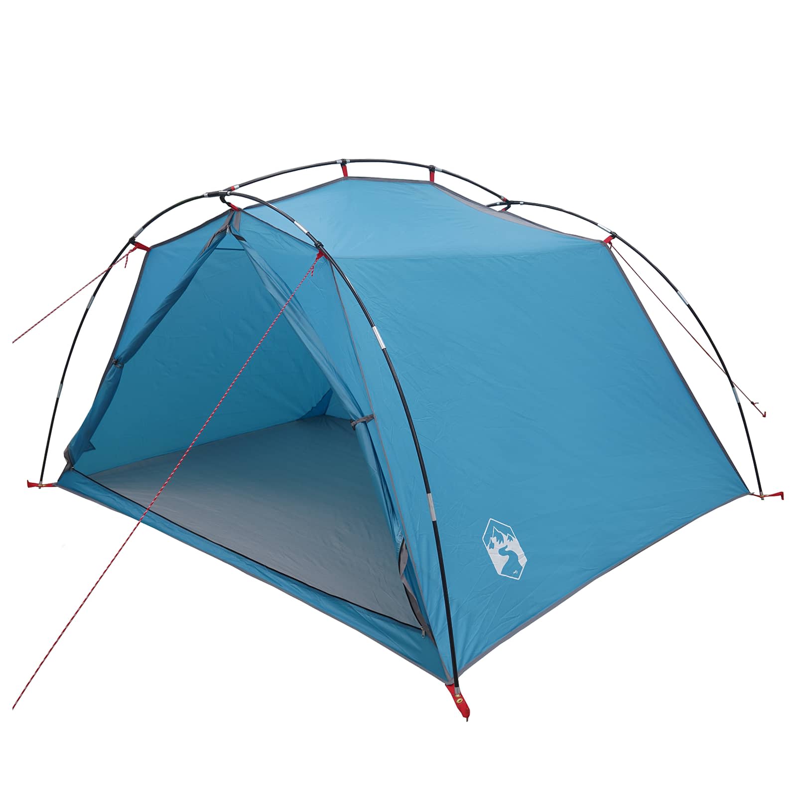 Tunneltent Blauw 4-persoons 185T Polyester met PU Coating – afbeelding 2