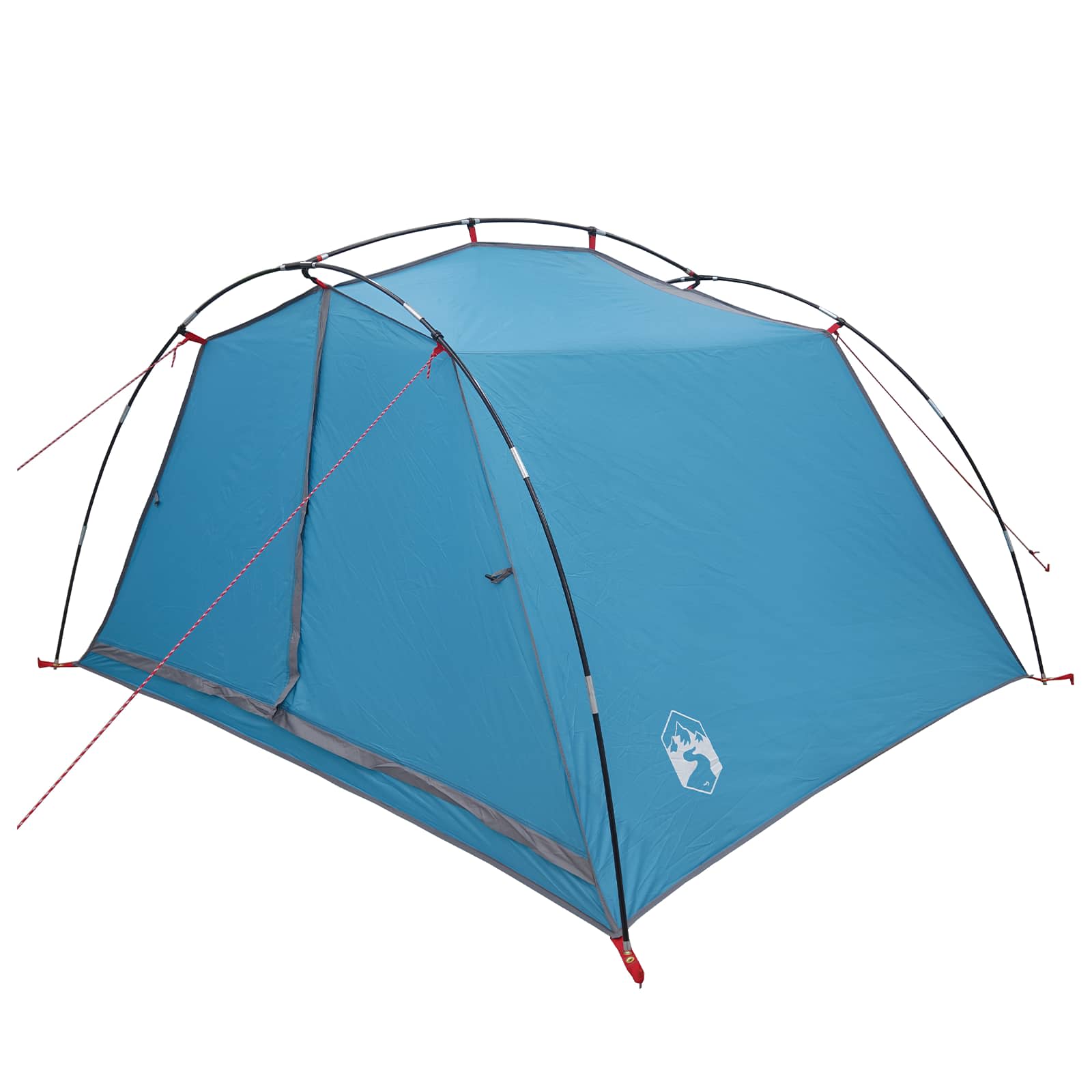 Tunneltent Blauw 4-persoons 185T Polyester met PU Coating – afbeelding 3