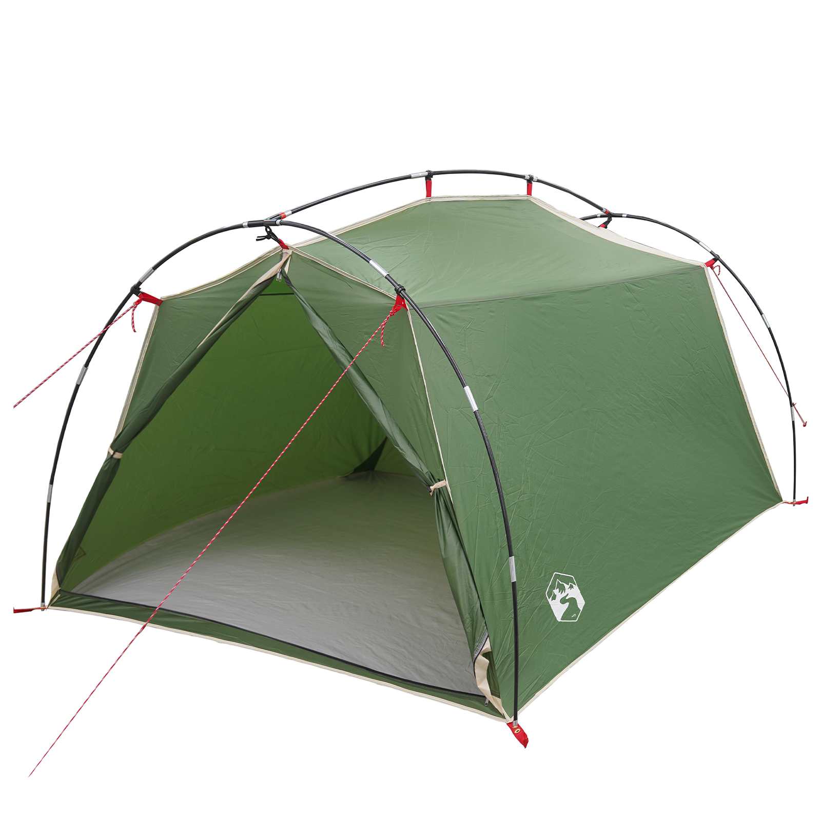 Tunneltent Groen 2-persoons 185T Polyester met PU Coating – afbeelding 2