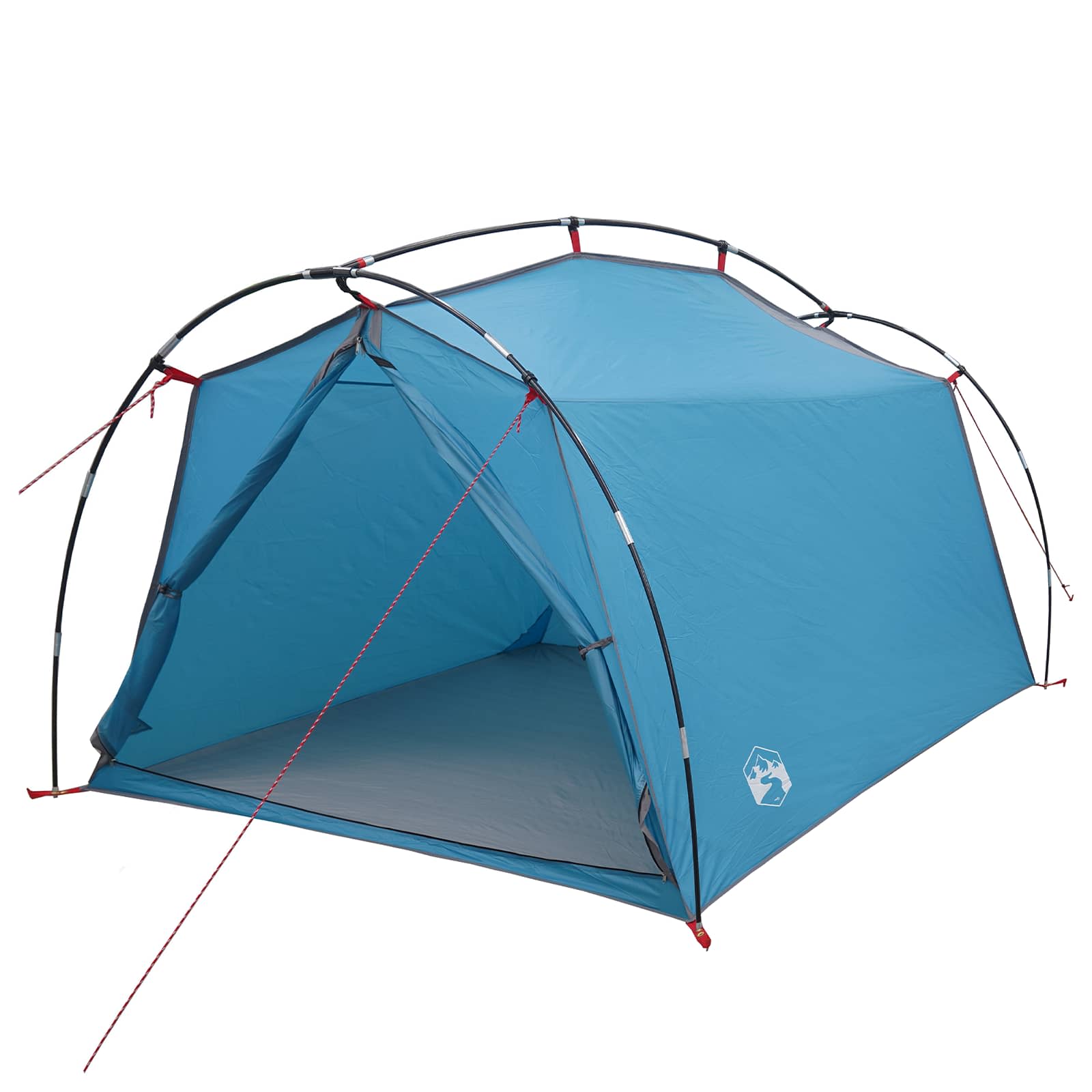 Tunneltent Blauw 2-persoons 185T Polyester met PU Coating – afbeelding 2