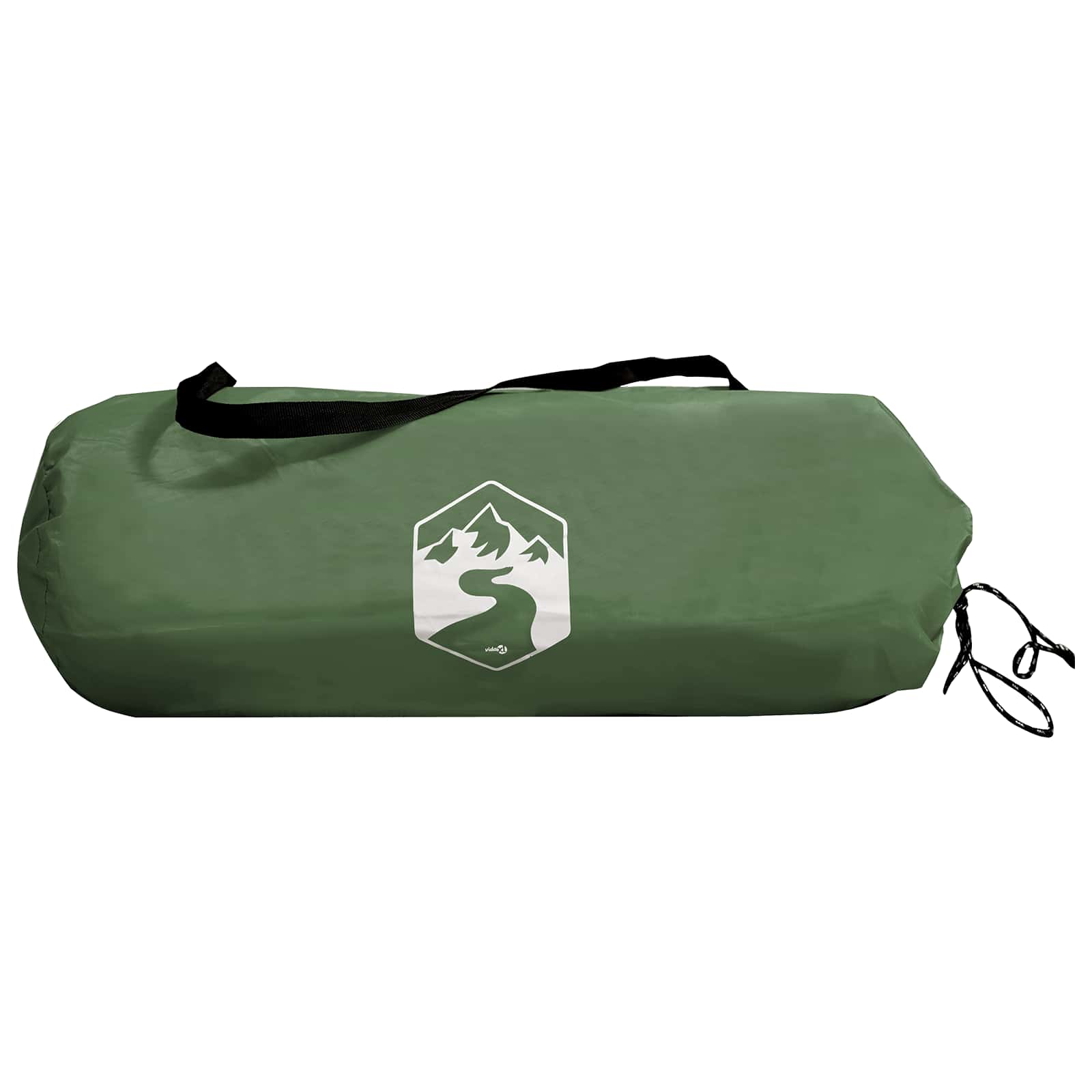 Backpacking Tent Groen 4-persoons 185T Polyester met PU Coating – afbeelding 8