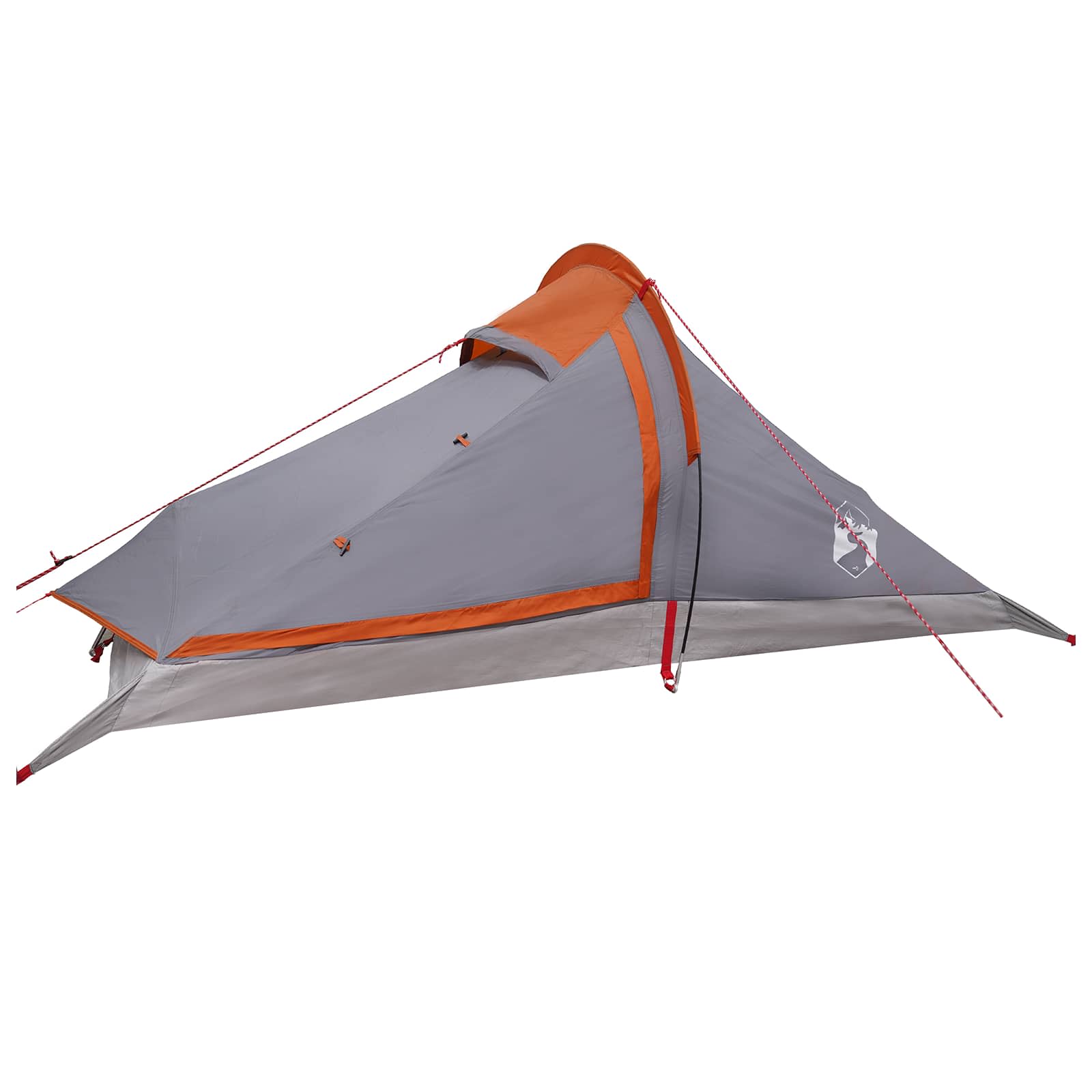 Backpacking Tent Grijs en Oranje 4-persoons – afbeelding 3