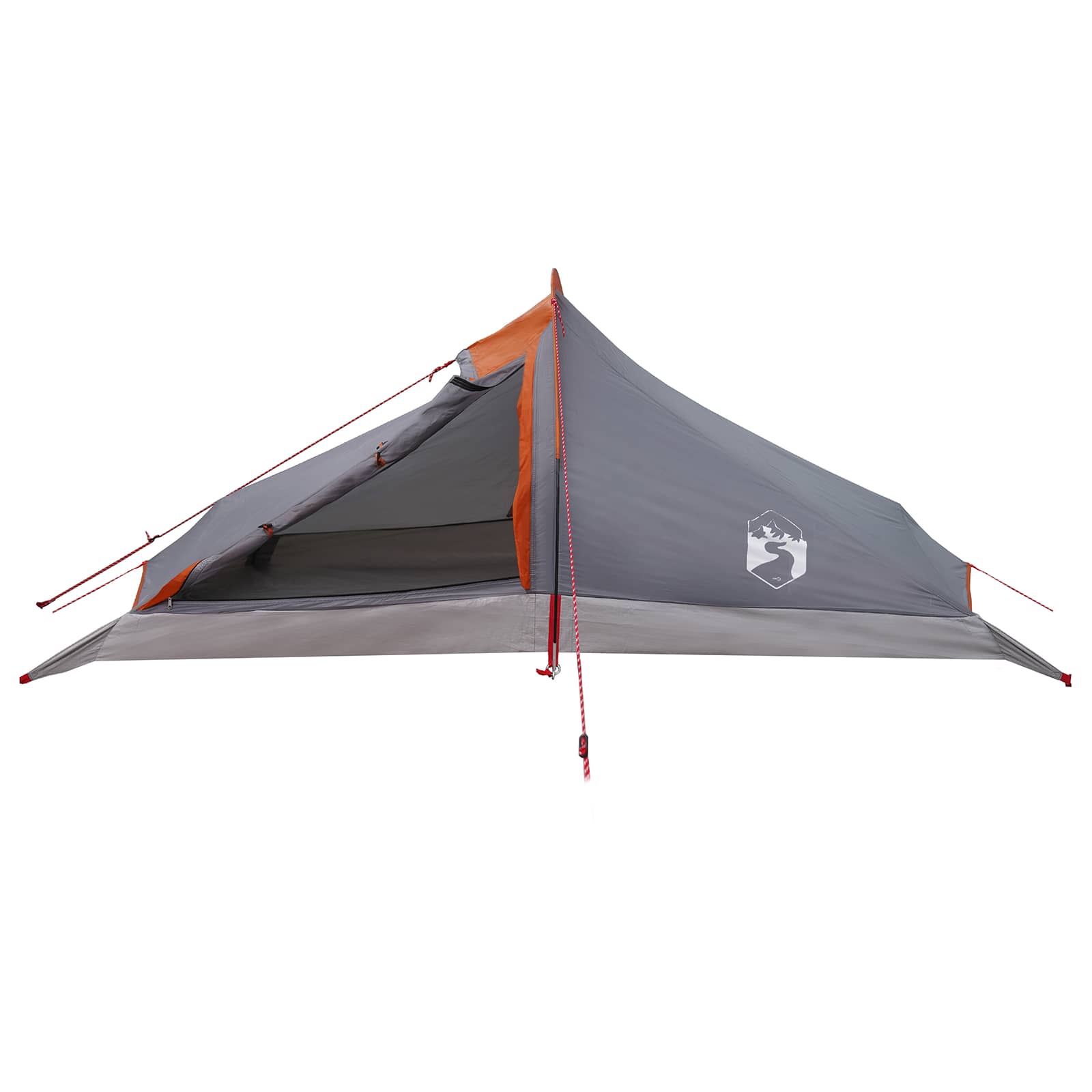 Backpacking Tent Grijs en Oranje 4-persoons – afbeelding 4