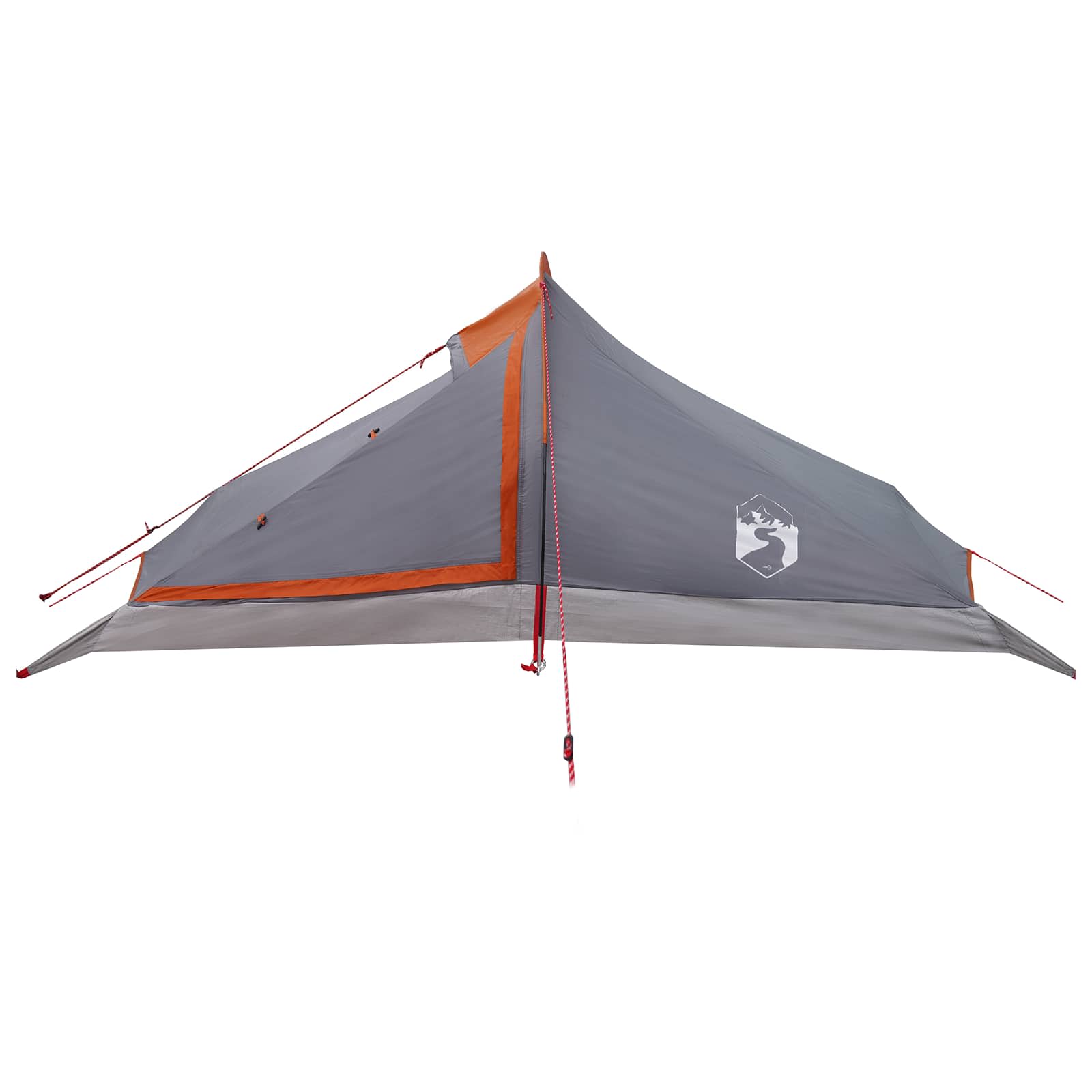 Backpacking Tent Grijs en Oranje 4-persoons – afbeelding 5