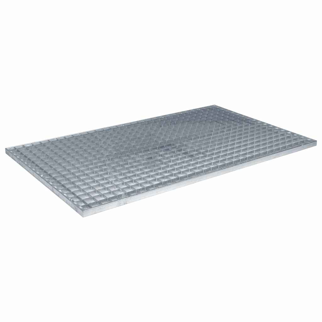 Rooster Zilver 30 x 30 x 2 cm Warmgedipt Gegalvaniseerd Staal – afbeelding 2