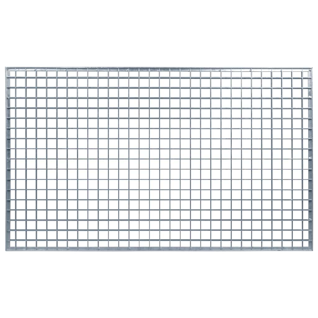Rooster Zilver 30 x 30 x 2 cm Warmgedipt Gegalvaniseerd Staal – afbeelding 5