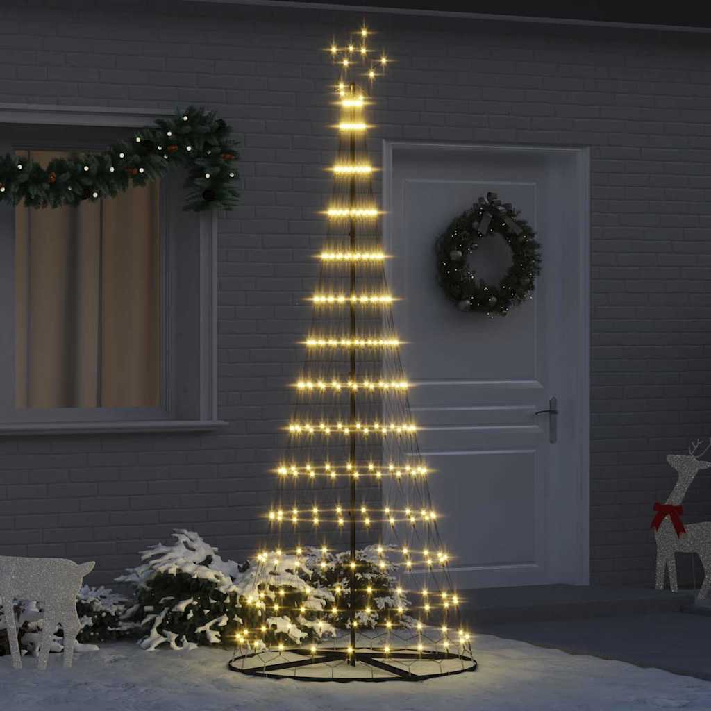 LED Kerstboom met 295 LED met standaard Warmwit 250 cm Metaal