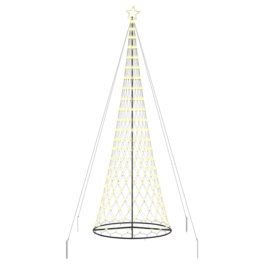 LED Kerstboom met 455 LED met standaard Warmwit 399 cm Metaal – afbeelding 2