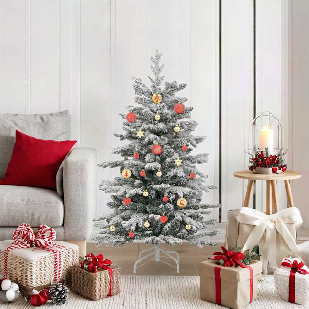 Kerstbal Set 40 pcs Goud en Rood Kunststof