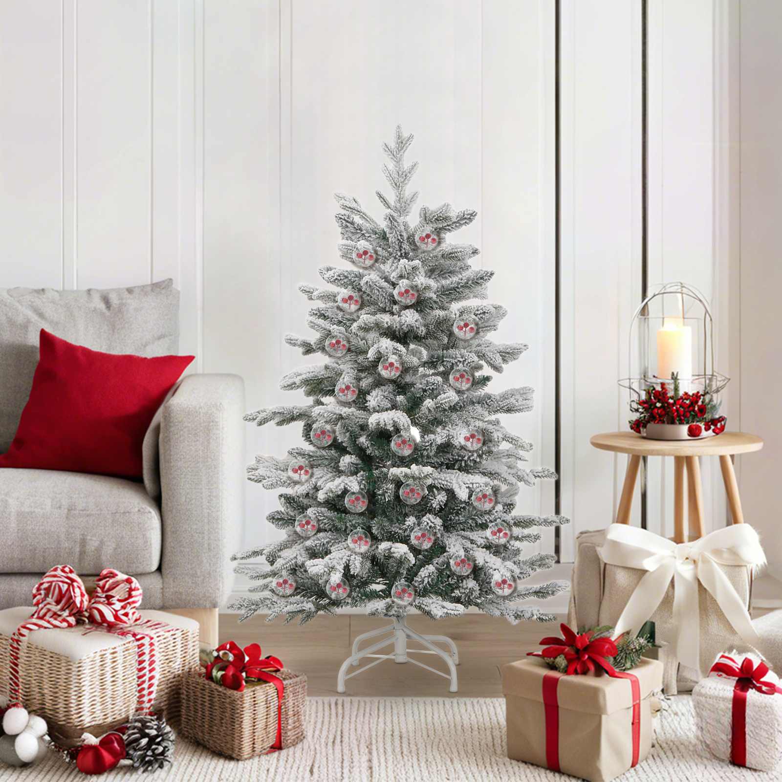 Kerstbal Set 50 pcs Doorzichtig Ø 5 cm