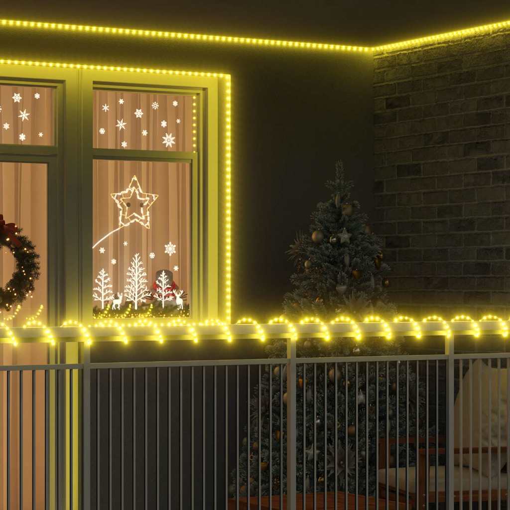 Touwenlicht met 2400 LED Warmwit 100 m PVC