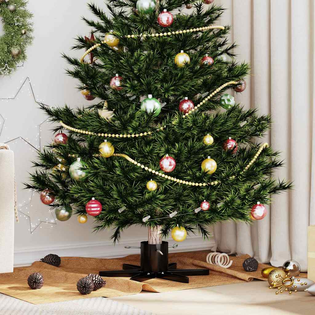 Kerstboomstandaard 1.73 Zwart 50 x 50 x 15,5 cm Staal