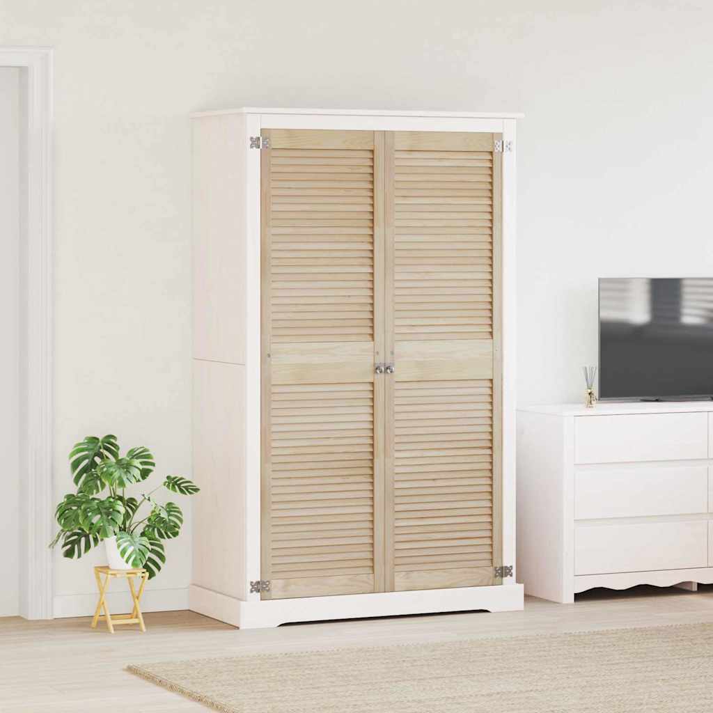 Kastdeur 2 pcs Naturel 170 x 2,1 x 49,5 cm Massief grenenhout