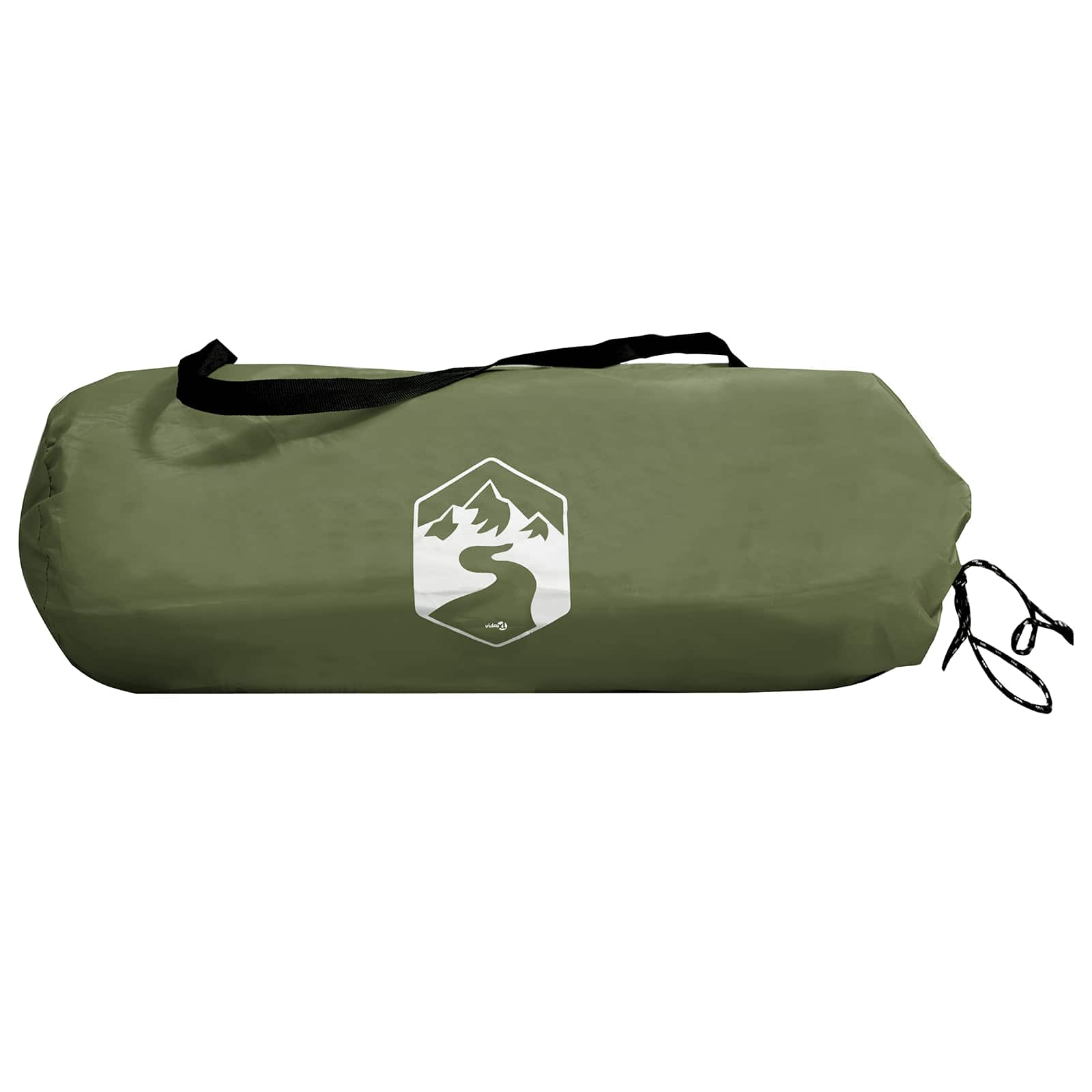 Tunneltent Olijfgroen 4-persoons 185T Polyester met PU Coating – afbeelding 8