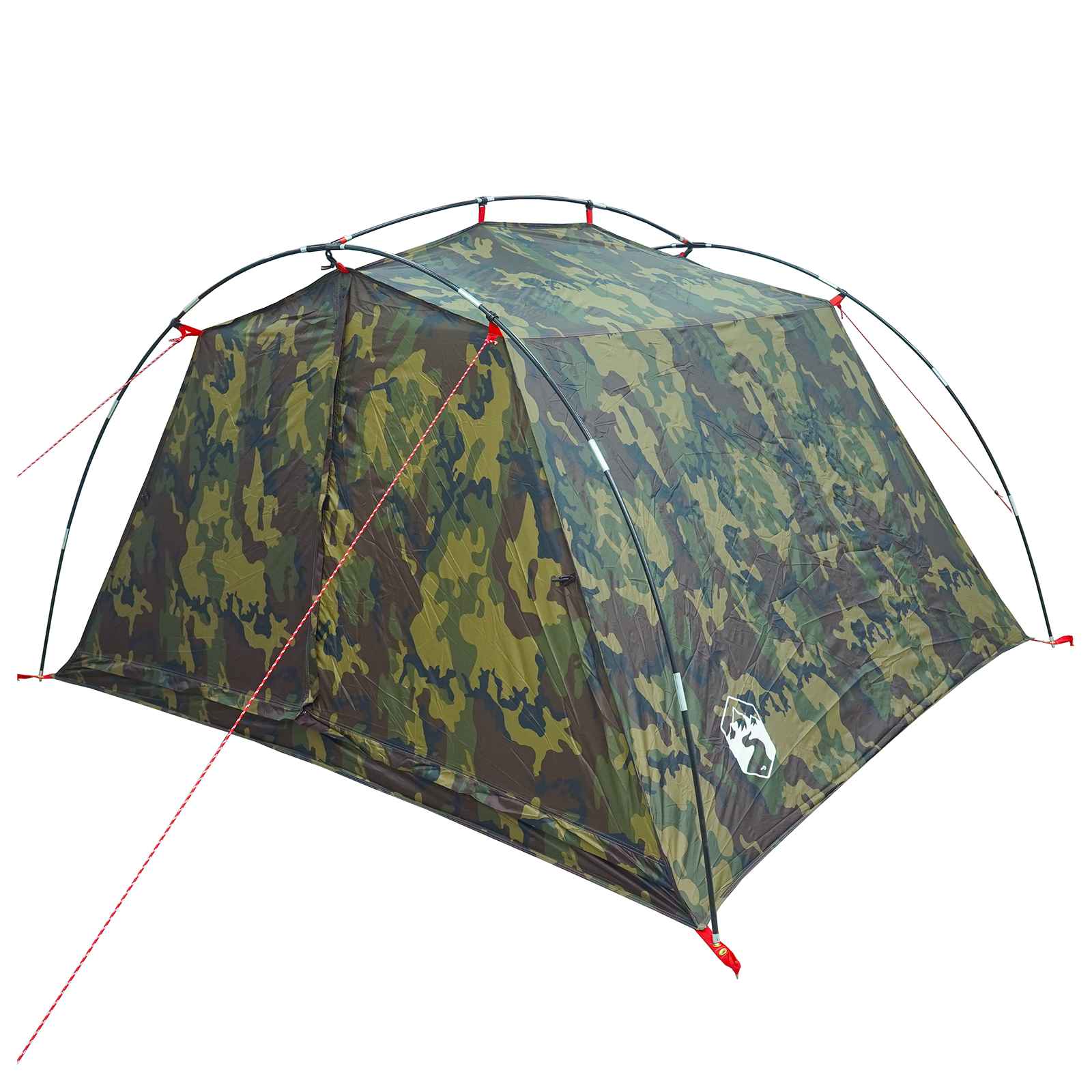 Tunneltent Camouflage 4-persoons 185T Polyester met PU Coating – afbeelding 3