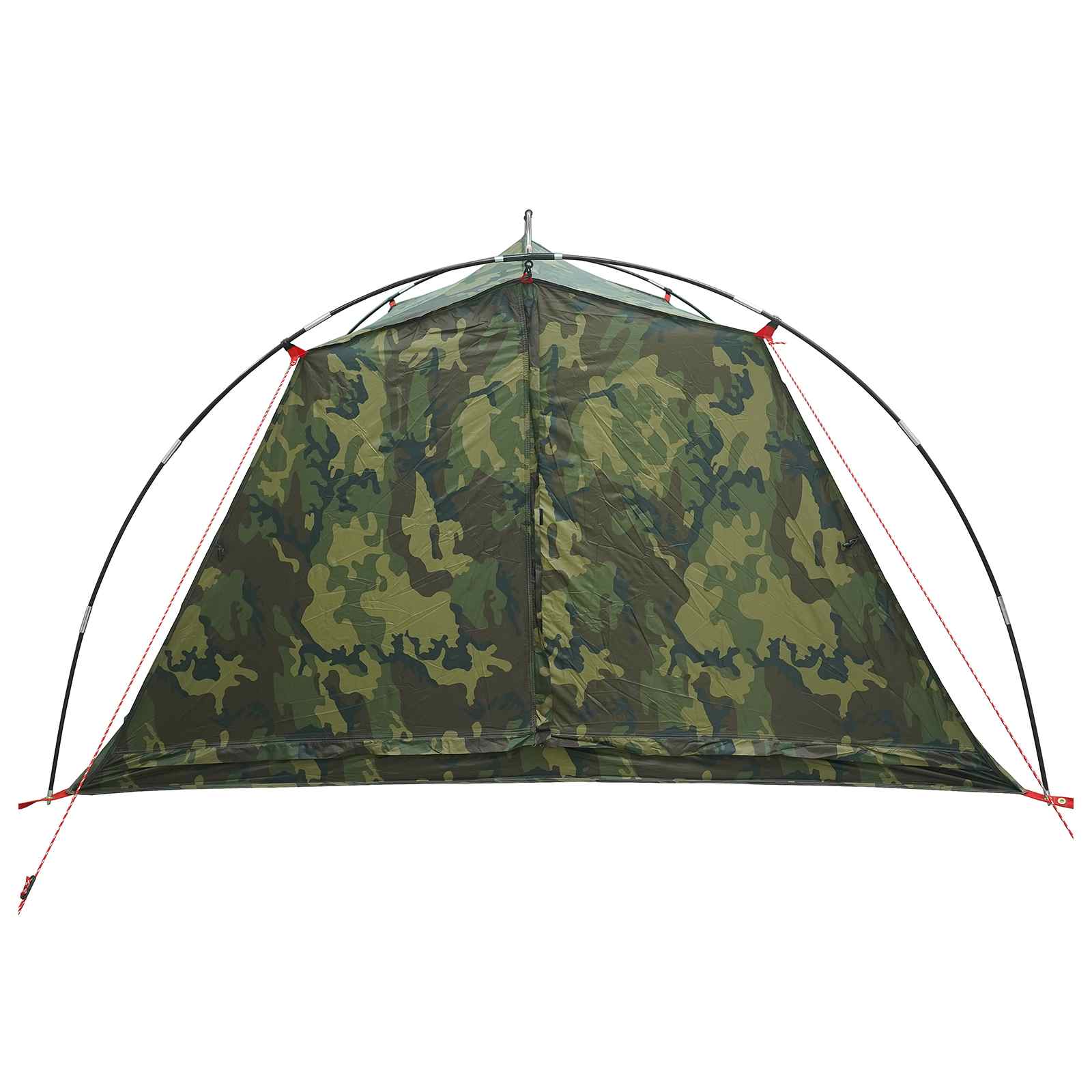 Tunneltent Camouflage 4-persoons 185T Polyester met PU Coating – afbeelding 5