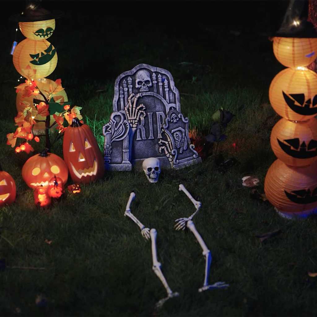 Halloween Skelet met Gronds Spikes Wit 45,5 x 13 cm
