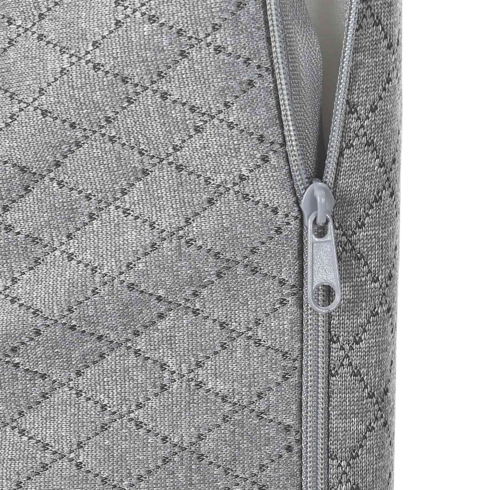 Been Kussen Effen Grijs 60 x 50 x 30 cm Traagschuim – afbeelding 6