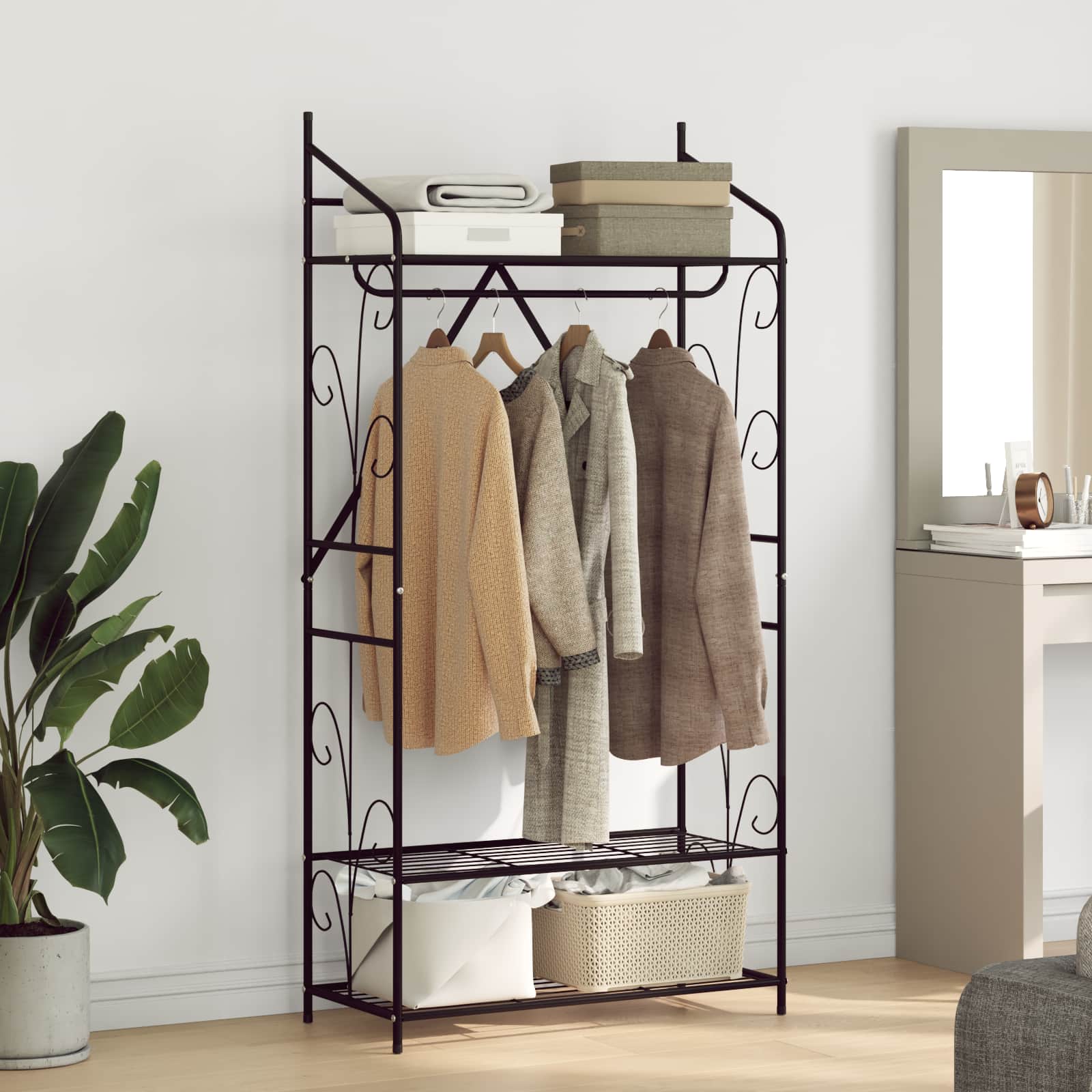 Open Kledingkast Effen 78 x 36 x 158 cm