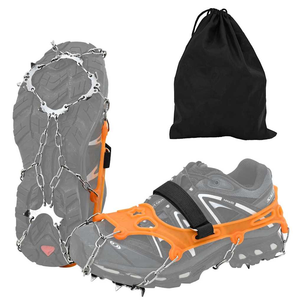 IJs-klemmen voor schoenen Oranje M – afbeelding 2