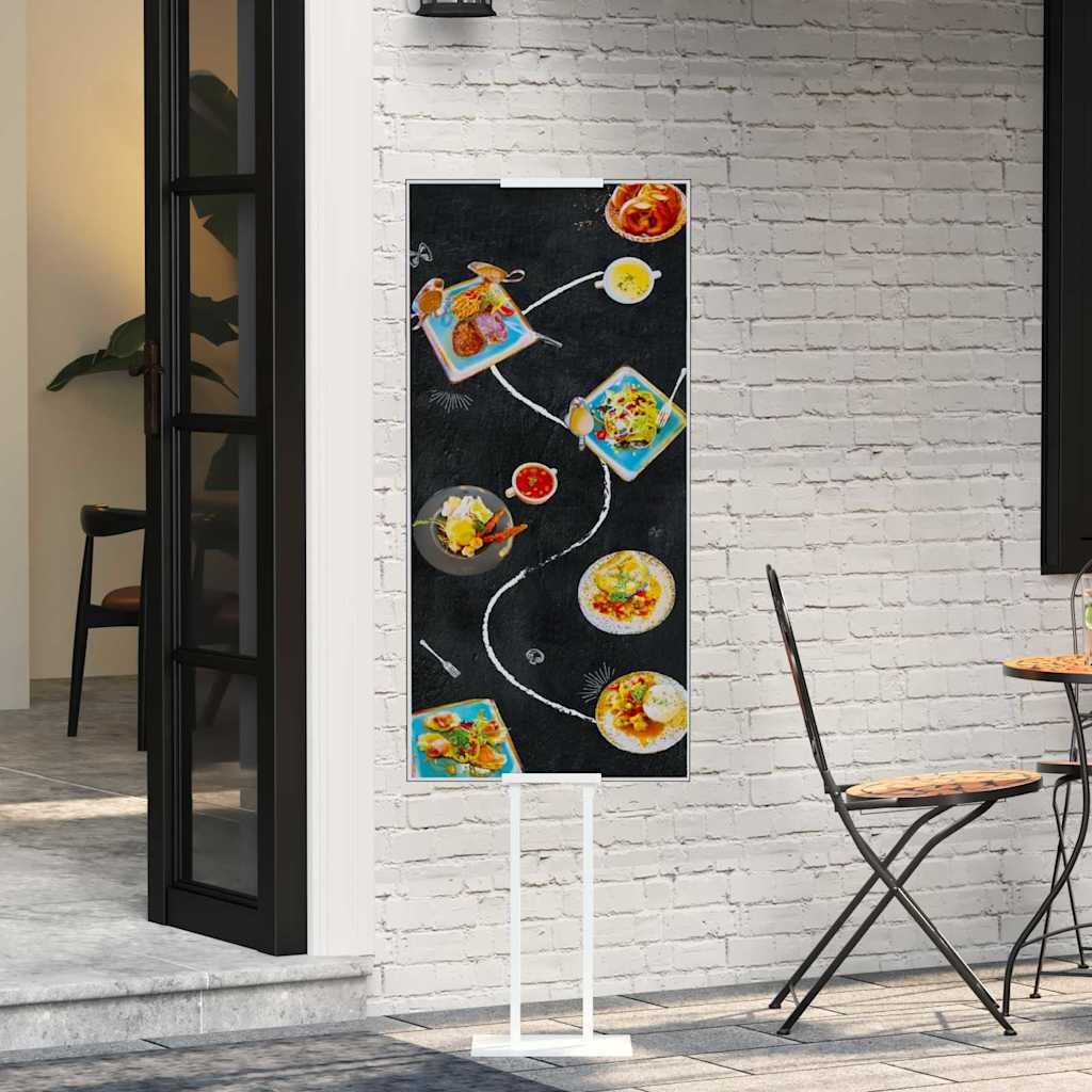 Beurs Displays Wit 30 x 23,5 x 210 cm Staal