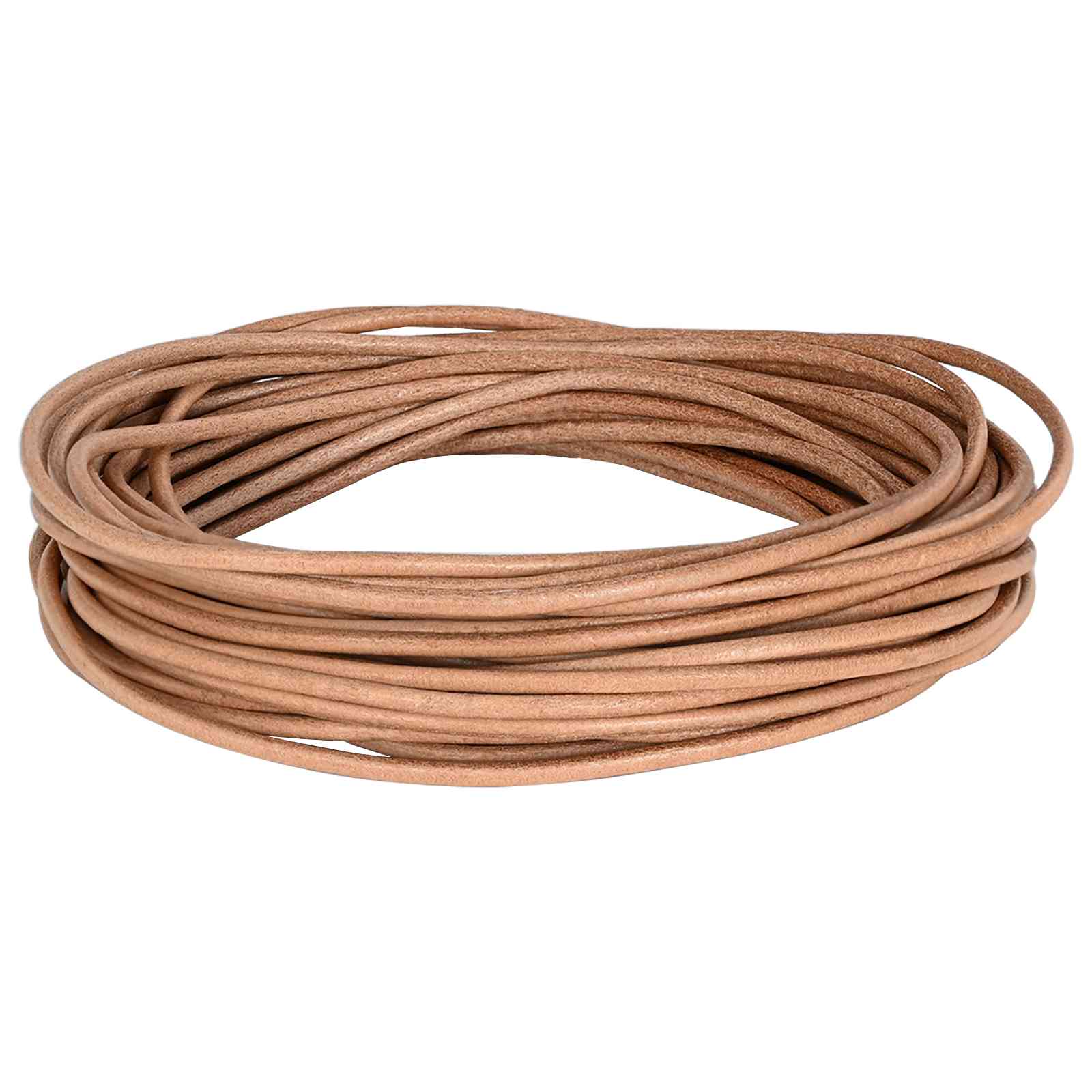 Leren Koord Bruin Ø2,5 mm x 5 m Leer