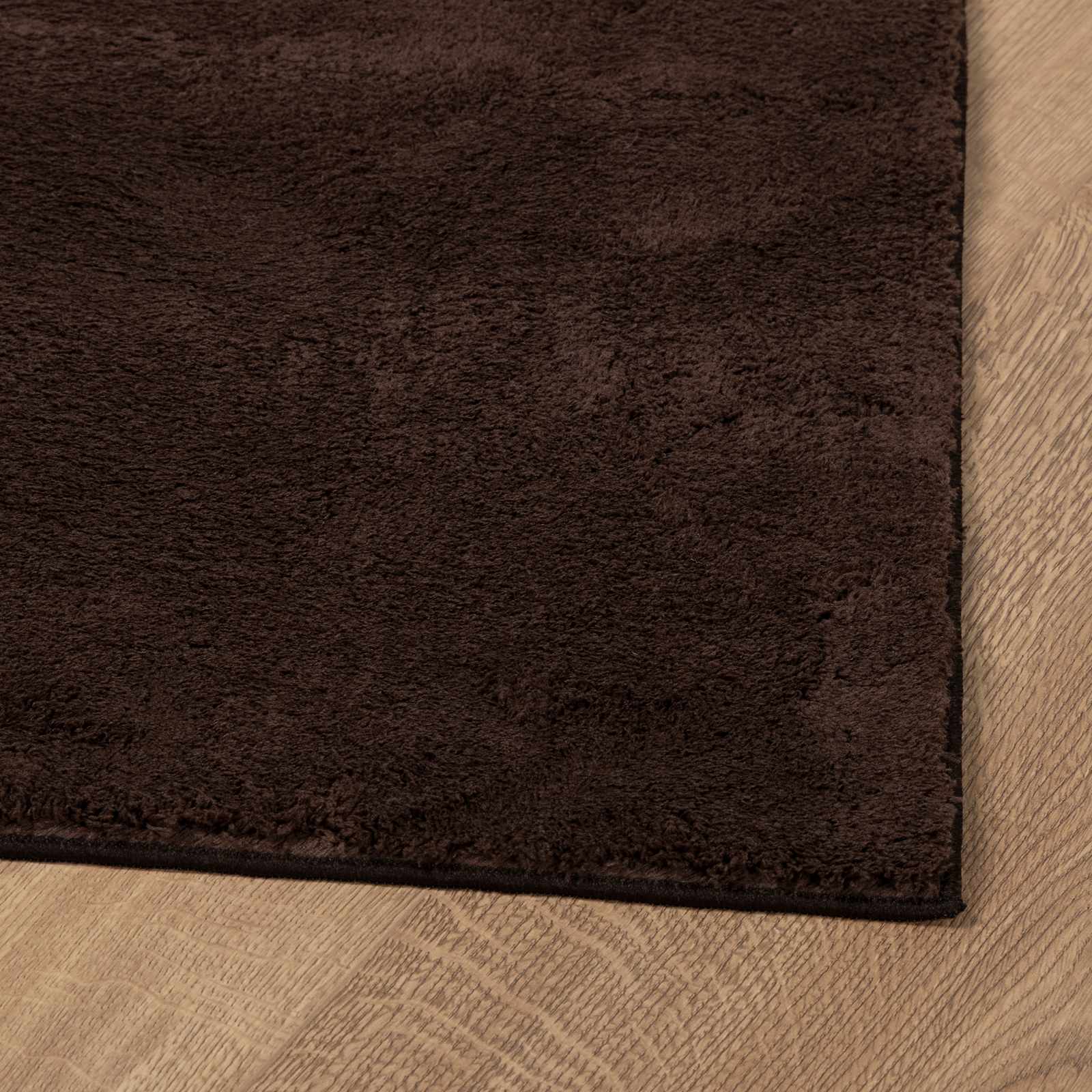 Medium pile zachte en wasbare tapijt HUARTE Bruin 150 x 80 cm – afbeelding 7