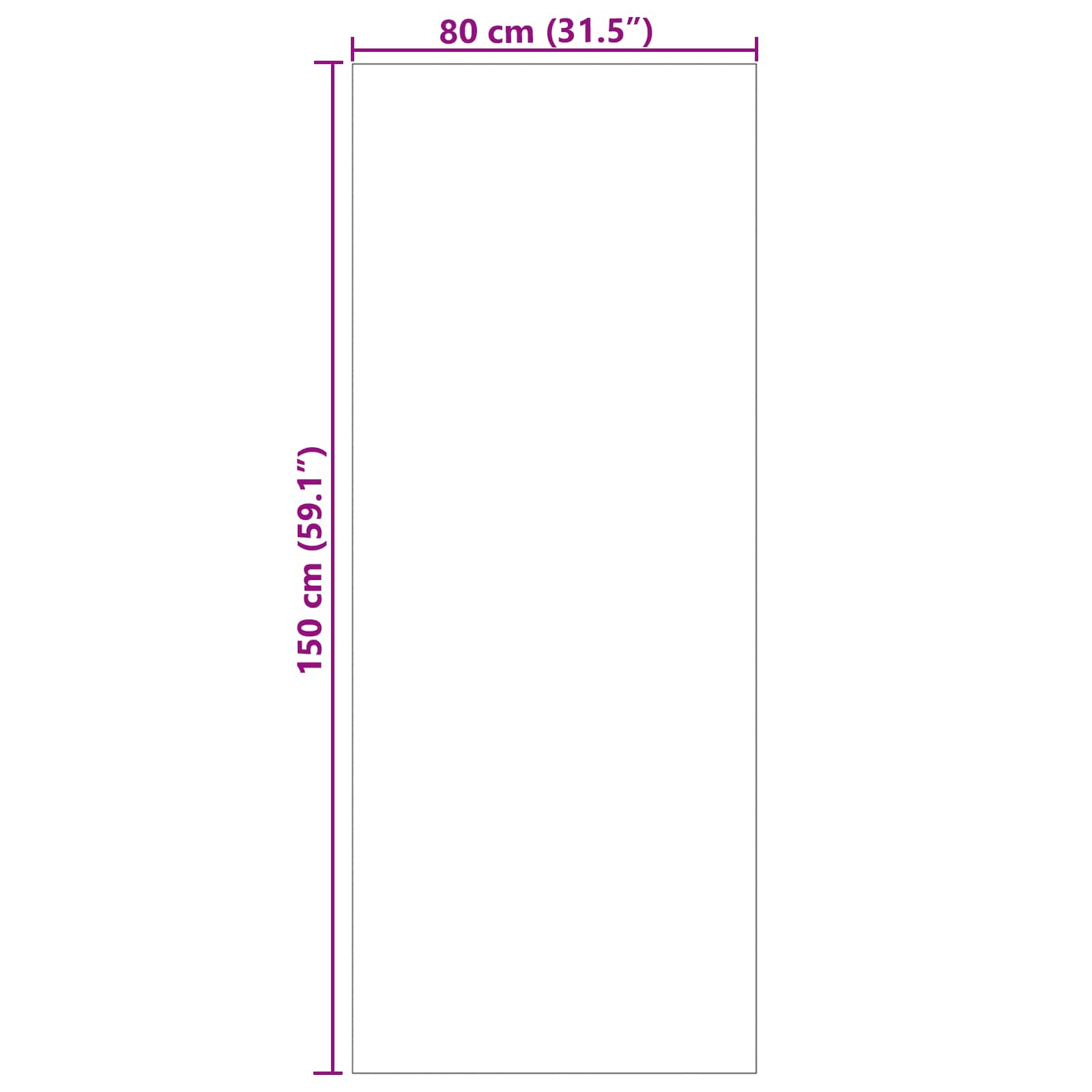 Vloerkleden Rechthoekig PALMERAS Beige 80 x 150 cm Polyester – afbeelding 8