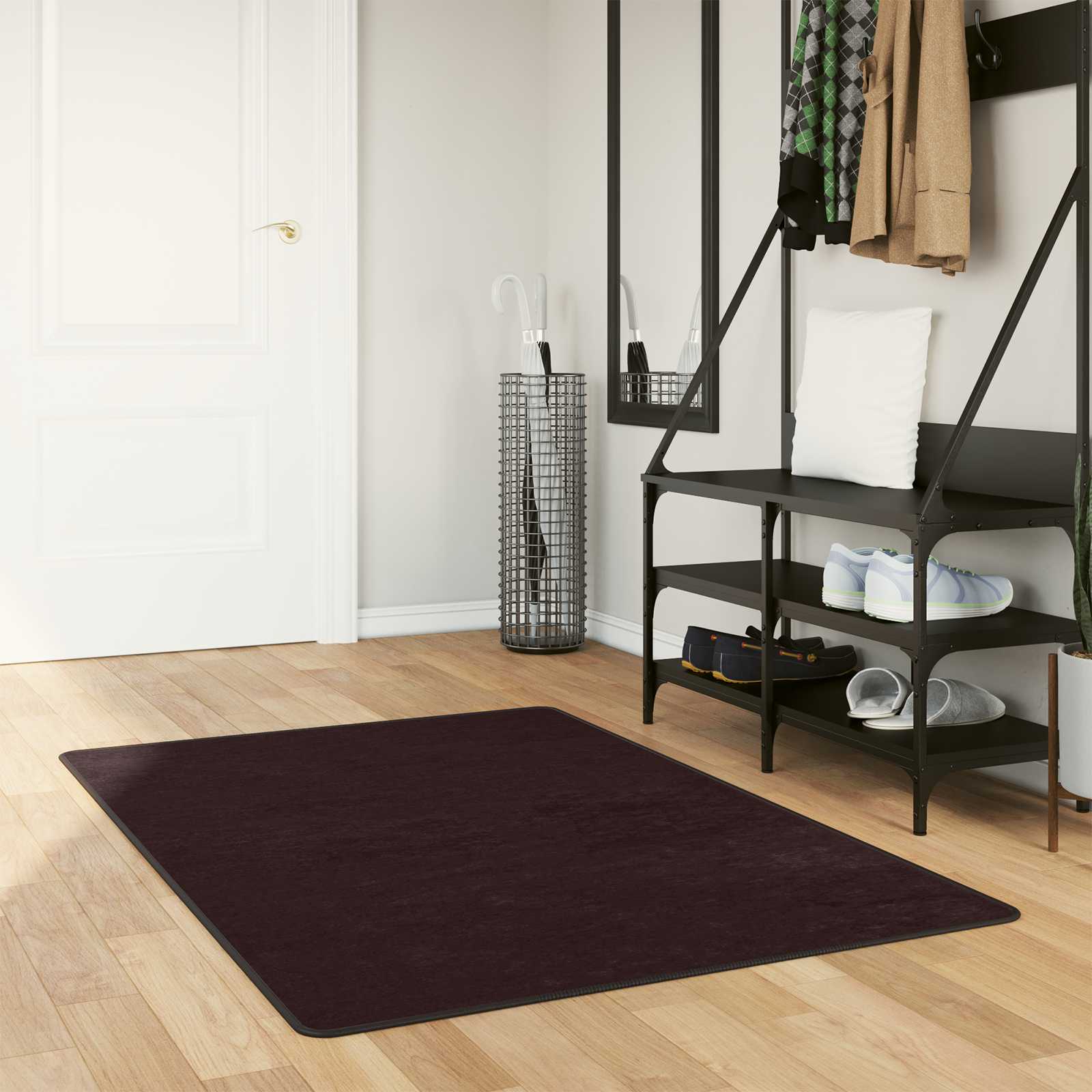 Vloerkleedloper MARSA Antraciet 80 x 100 cm Polyester en PVC