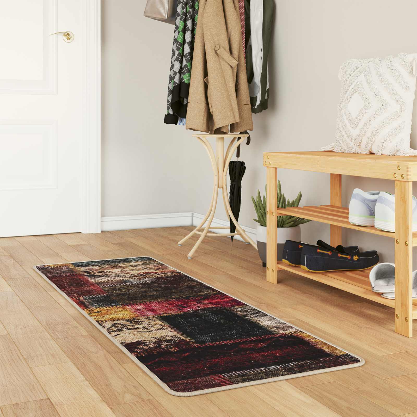Vloerkleedloper MARSA Multikleur 50 x 150 cm Polyester en PVC – afbeelding 1