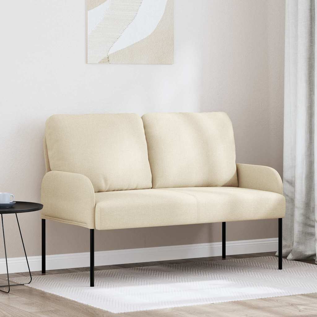 Banken met kussen 110cm Crème Multiplex