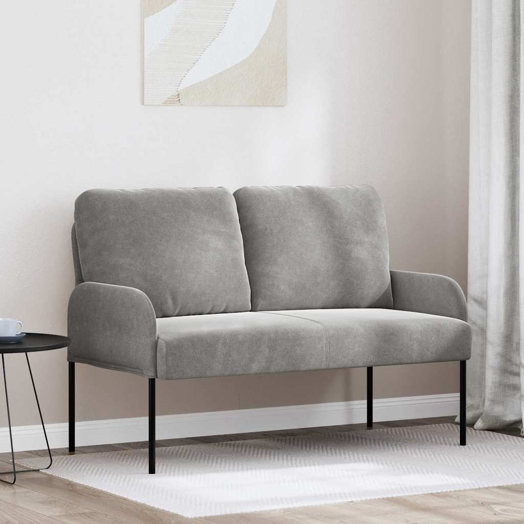 Banken met kussen 110cm Lichtgrijs Multiplex