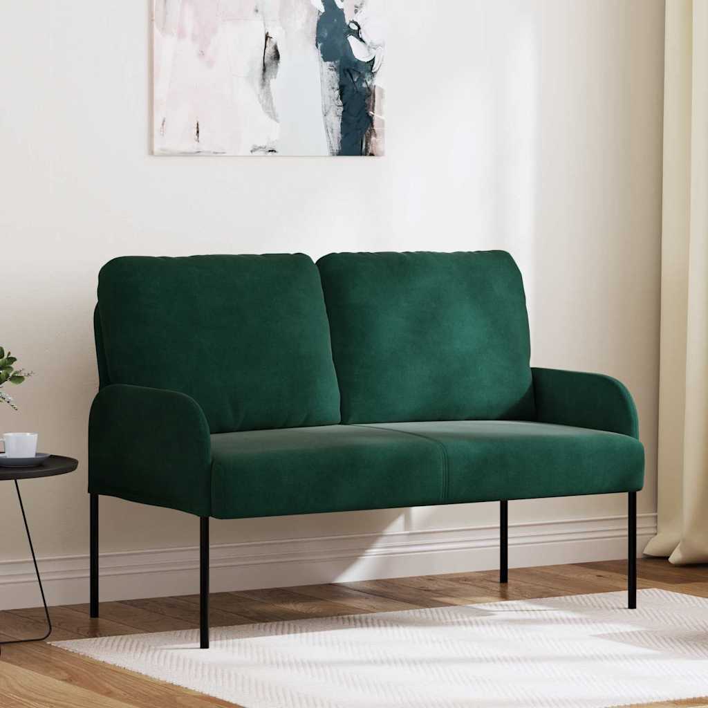 Banken met kussen 110cm Donkergroen Multiplex – afbeelding 1