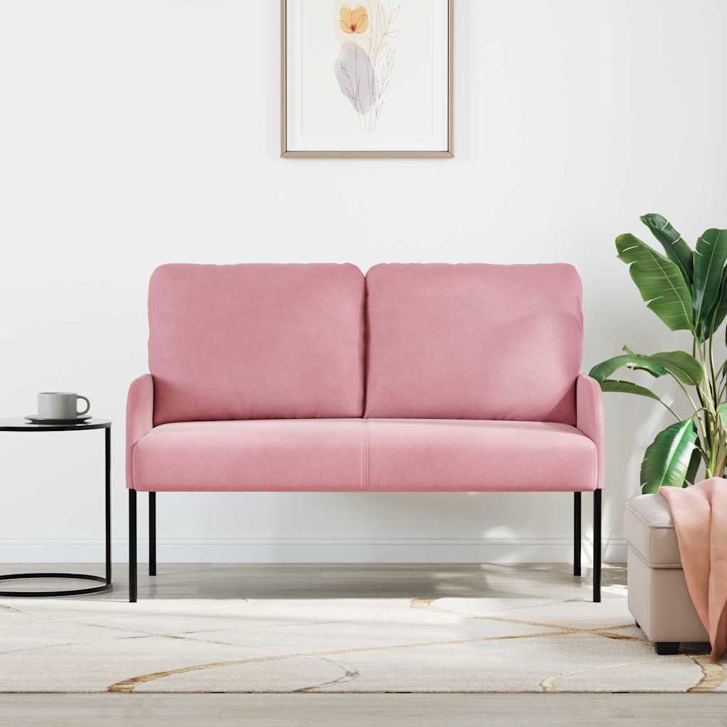 Banken met kussen 110cm Roze Multiplex – afbeelding 3