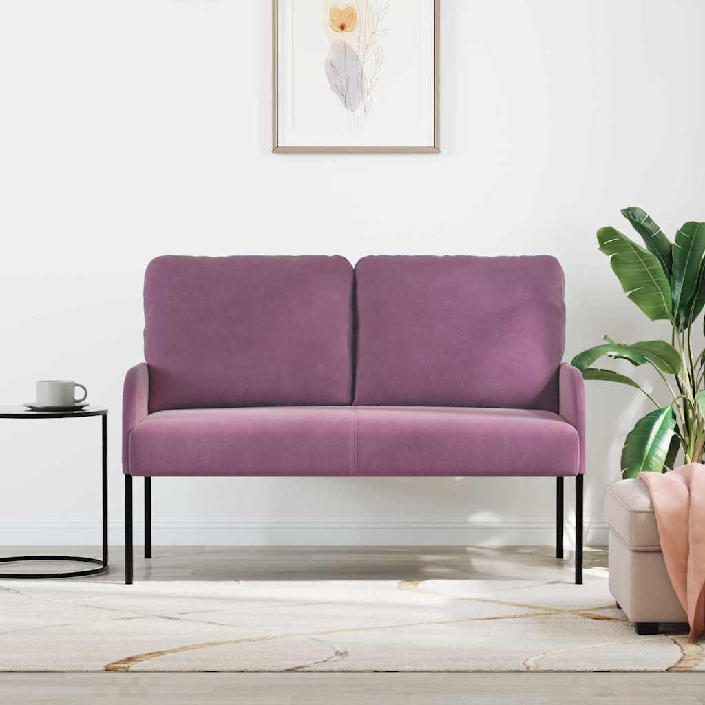 Banken met kussen 110cm Paars Multiplex – afbeelding 3
