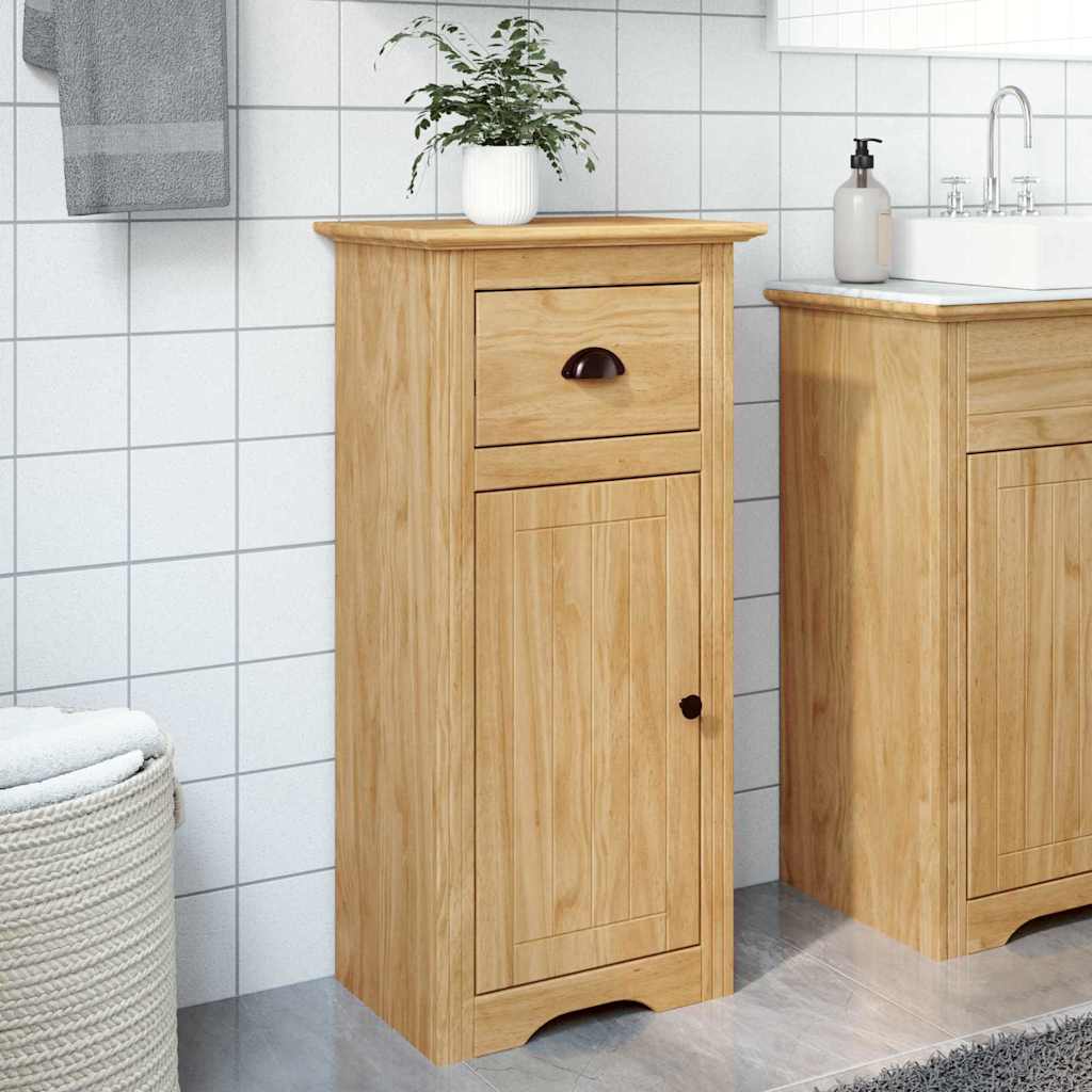 Badkamer Kast BODO Honingbruin 44 x 30 x 90 cm Bewerkt hout – afbeelding 1