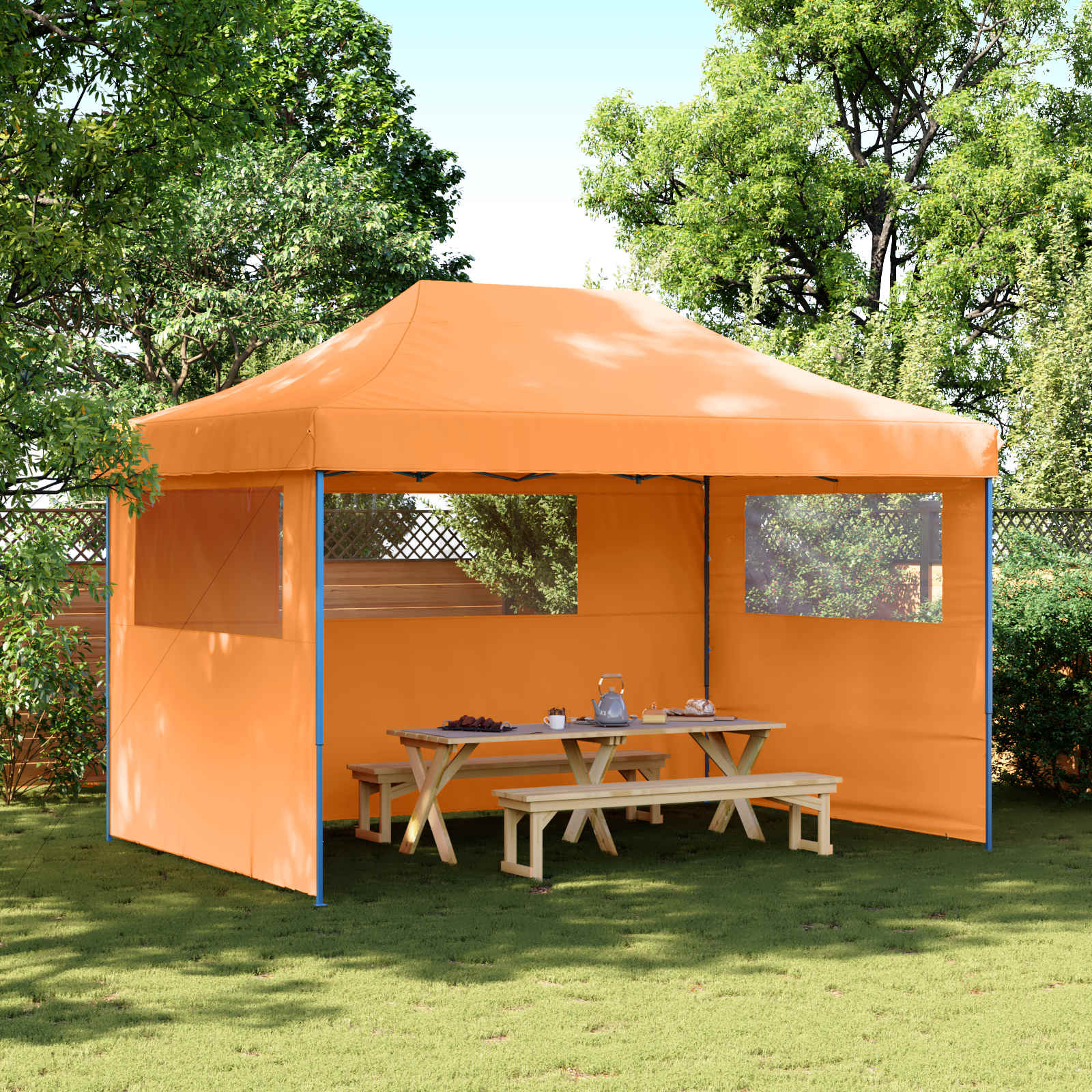 Partytent Oranje 279 x 410 x 315 cm Oxford Stof