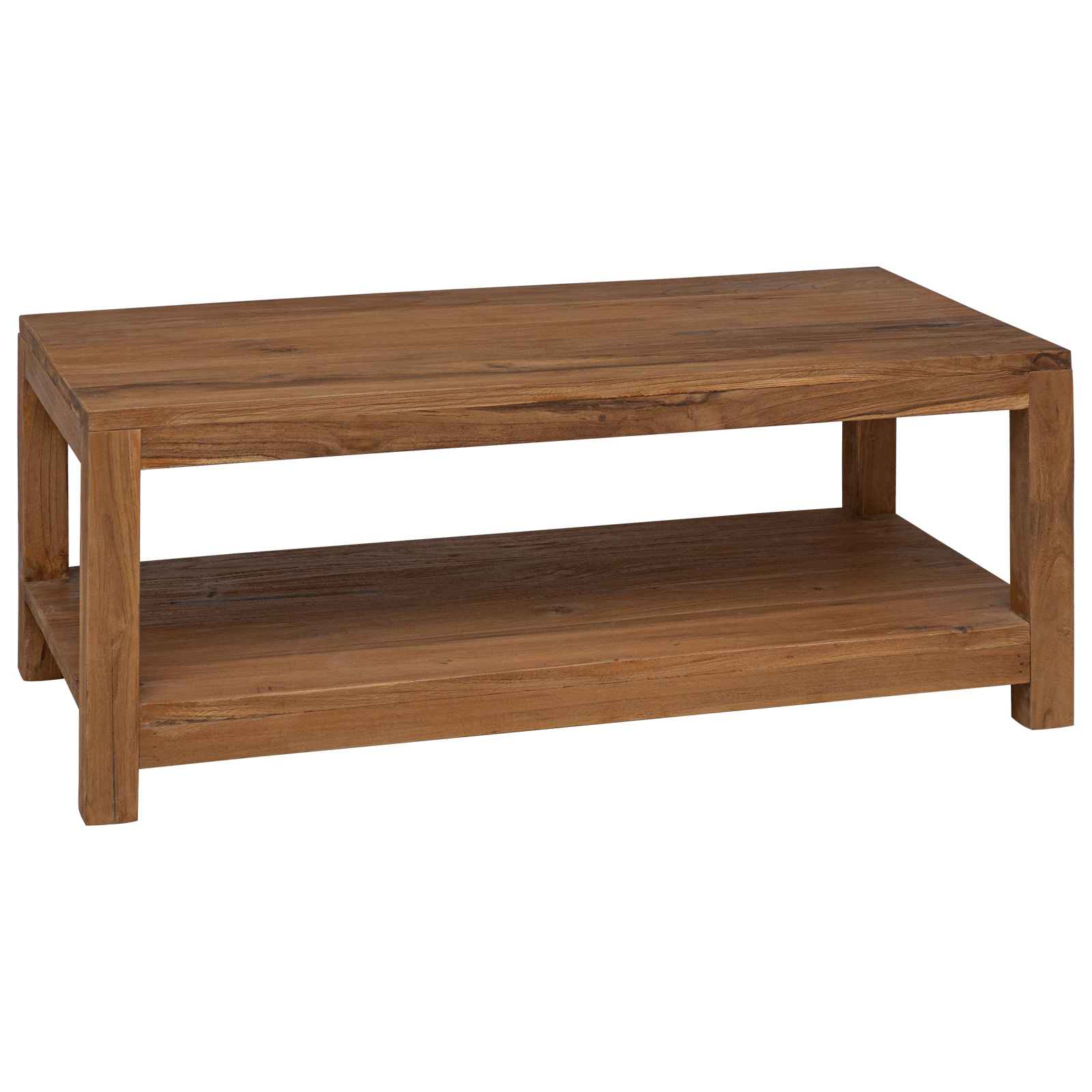Salontafel Naturel 100 x 50 x 40 cm Massief Teakhout – afbeelding 1