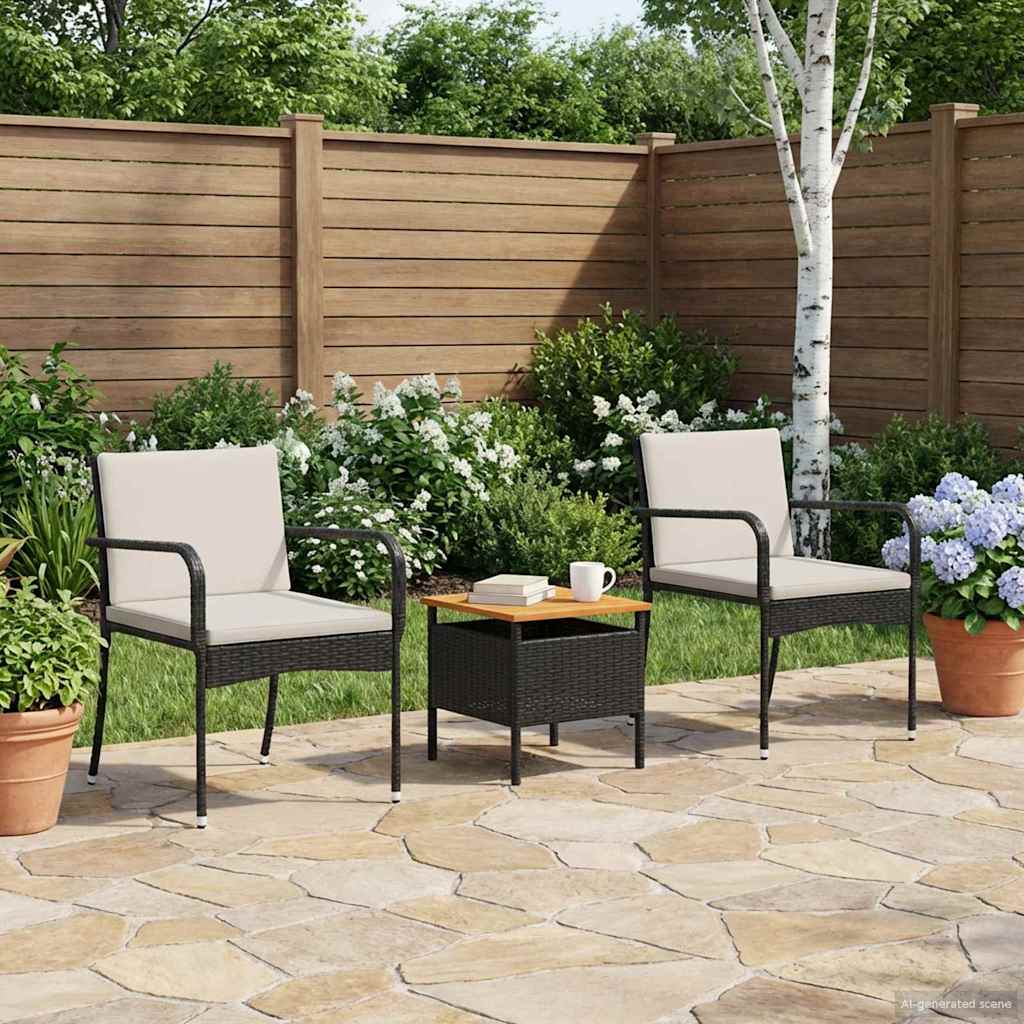 Tuin set met kussen staal – afbeelding 1