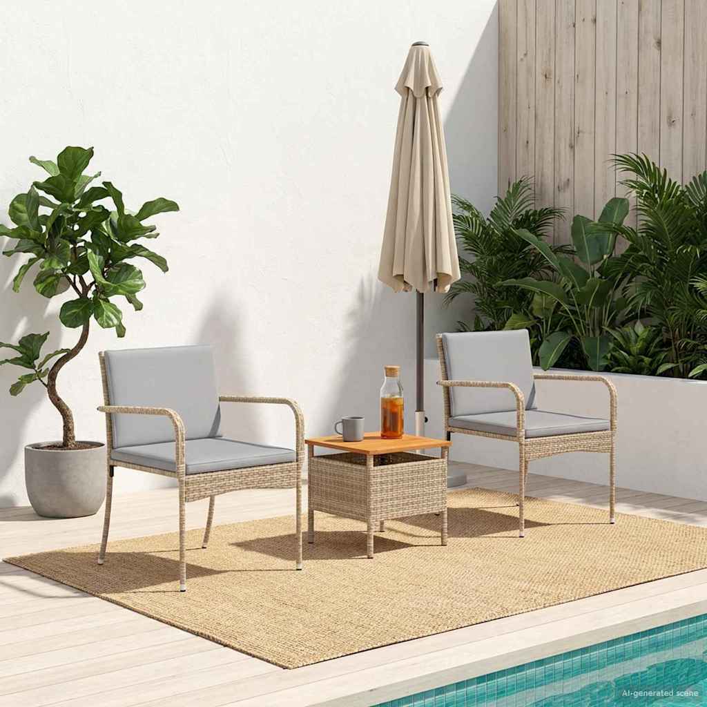 Tuin set met kussen staal – afbeelding 1