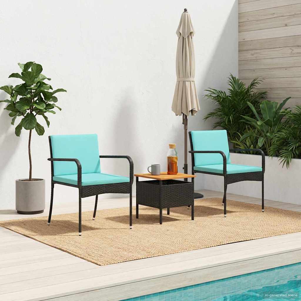 Tuin set met kussen staal – afbeelding 1
