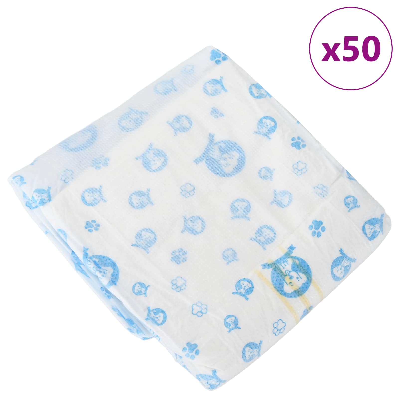 Wegwerphondendiensten Mannelijk 50 st Wit XS – afbeelding 4