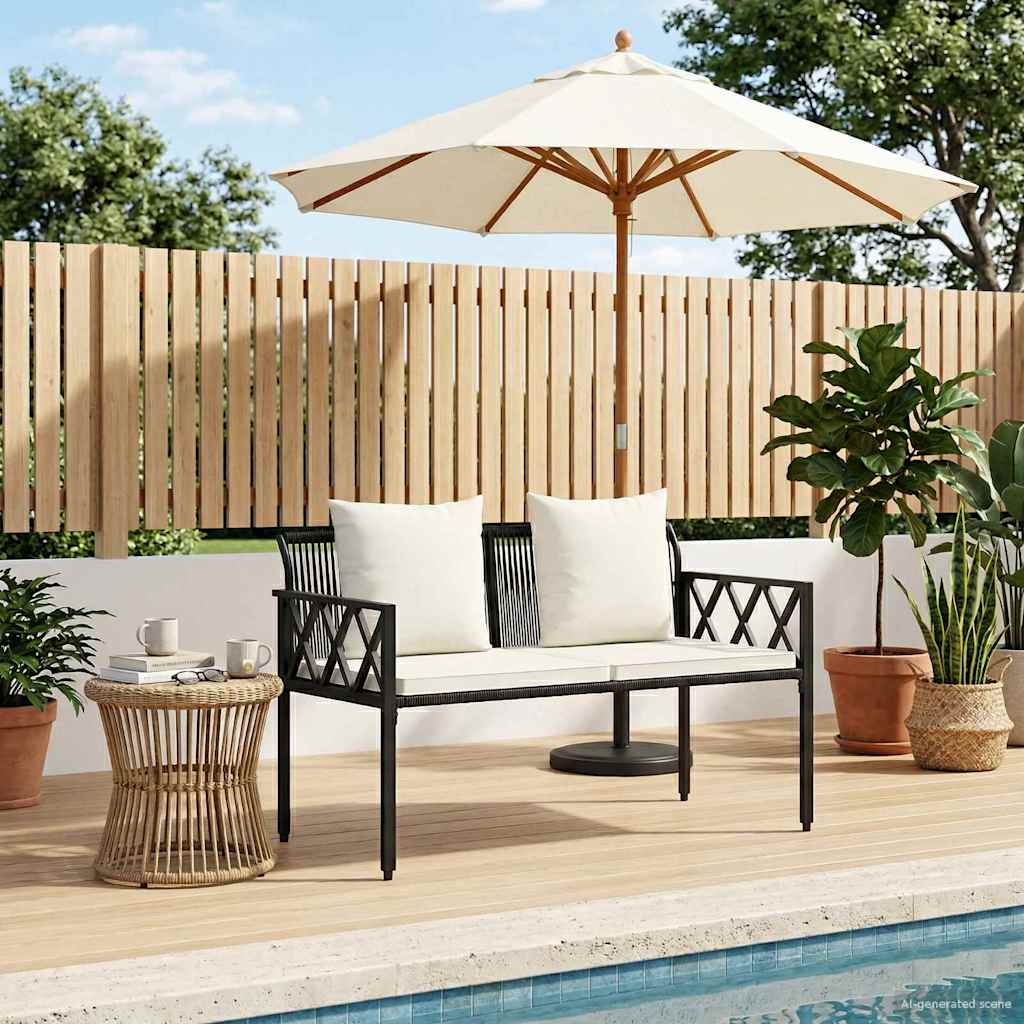 Buitenbanken 2 -Seater 116 x 56 x 75 cm poly rattan